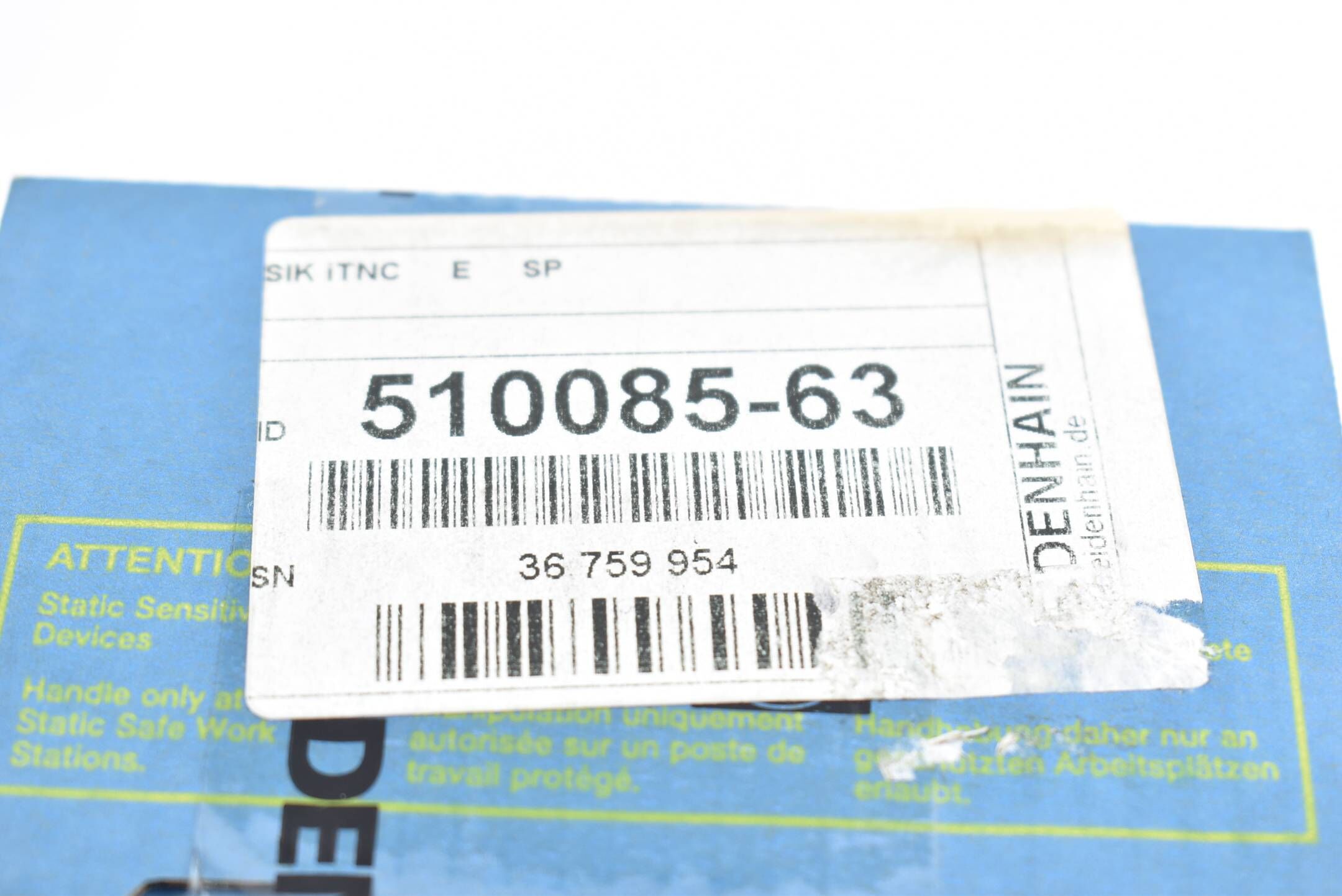 Heidenhain SIK NC-Software-Lizenz für iTNC 510085-63 ( 510 085-63 ) 