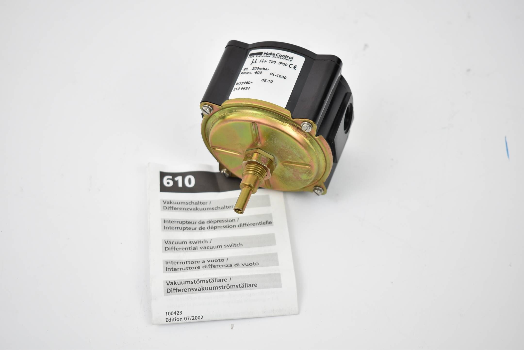 Huba Control Drucktransmitter 610.6624