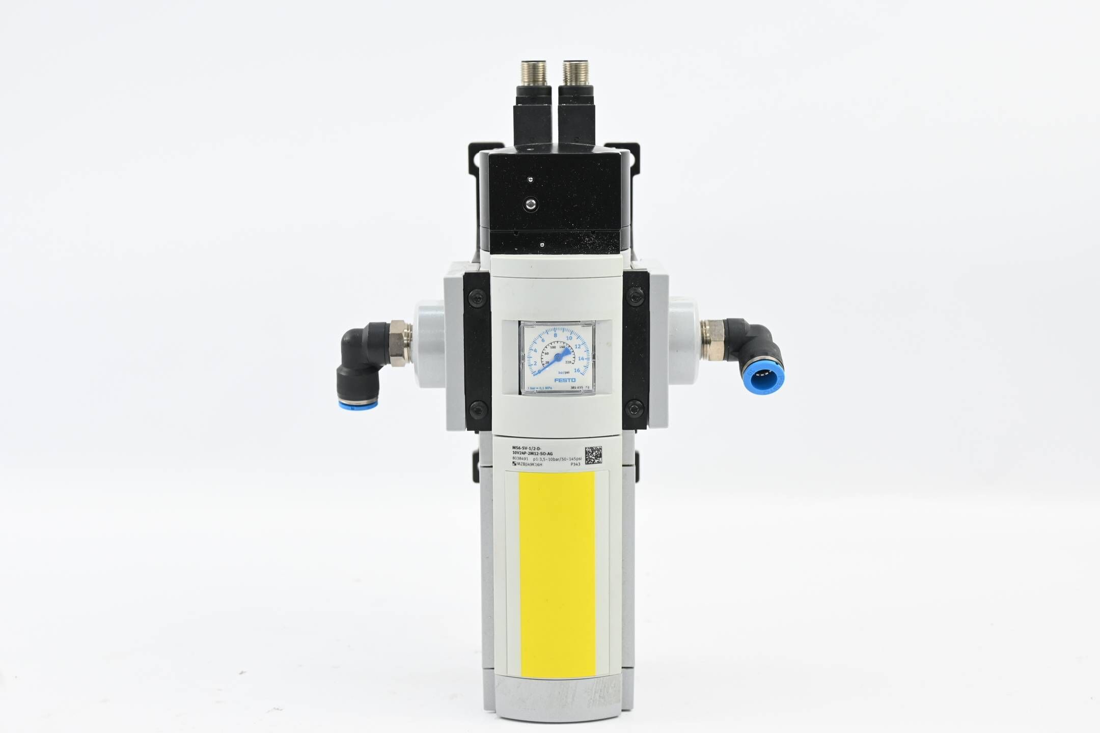 Festo Druckaufbau Entlüftungsventil MS6-SV-1/2-D-10V24P-2M12-SO-AG ( 8038491 )