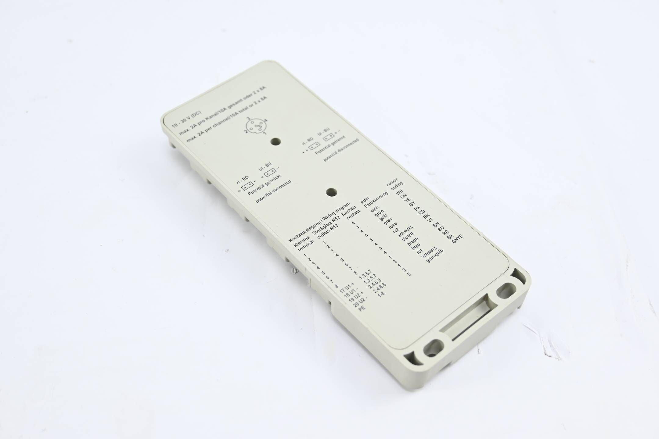 Weidmüller 2 Stück SAI-8-M 4P M12 UT ( 1705941000 )