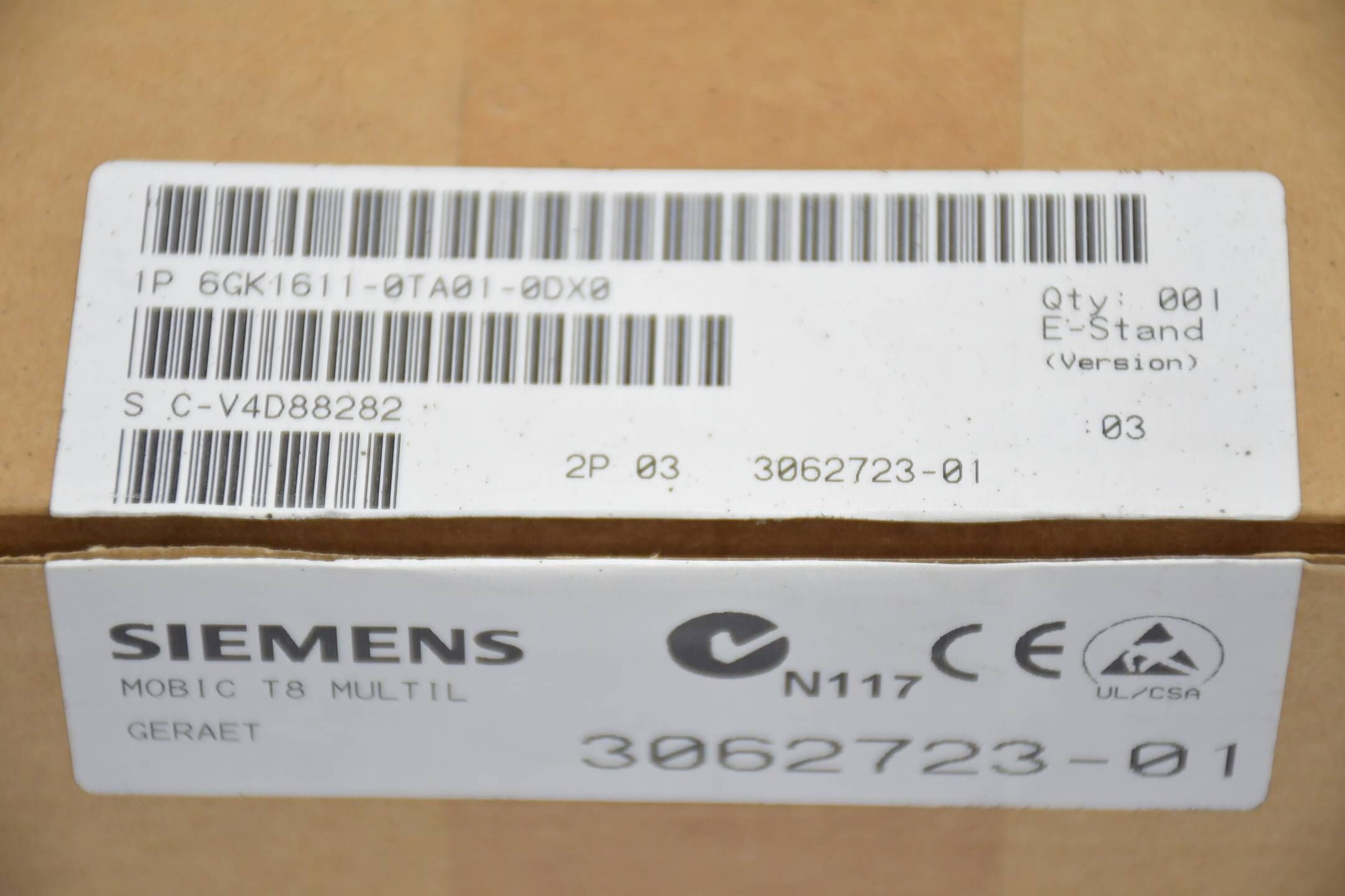 Siemens simatic HMI mobic T8 6GK1 611-0TA01-0DX0 ( 6GK1611-0TA01-0DX0 ) E3
