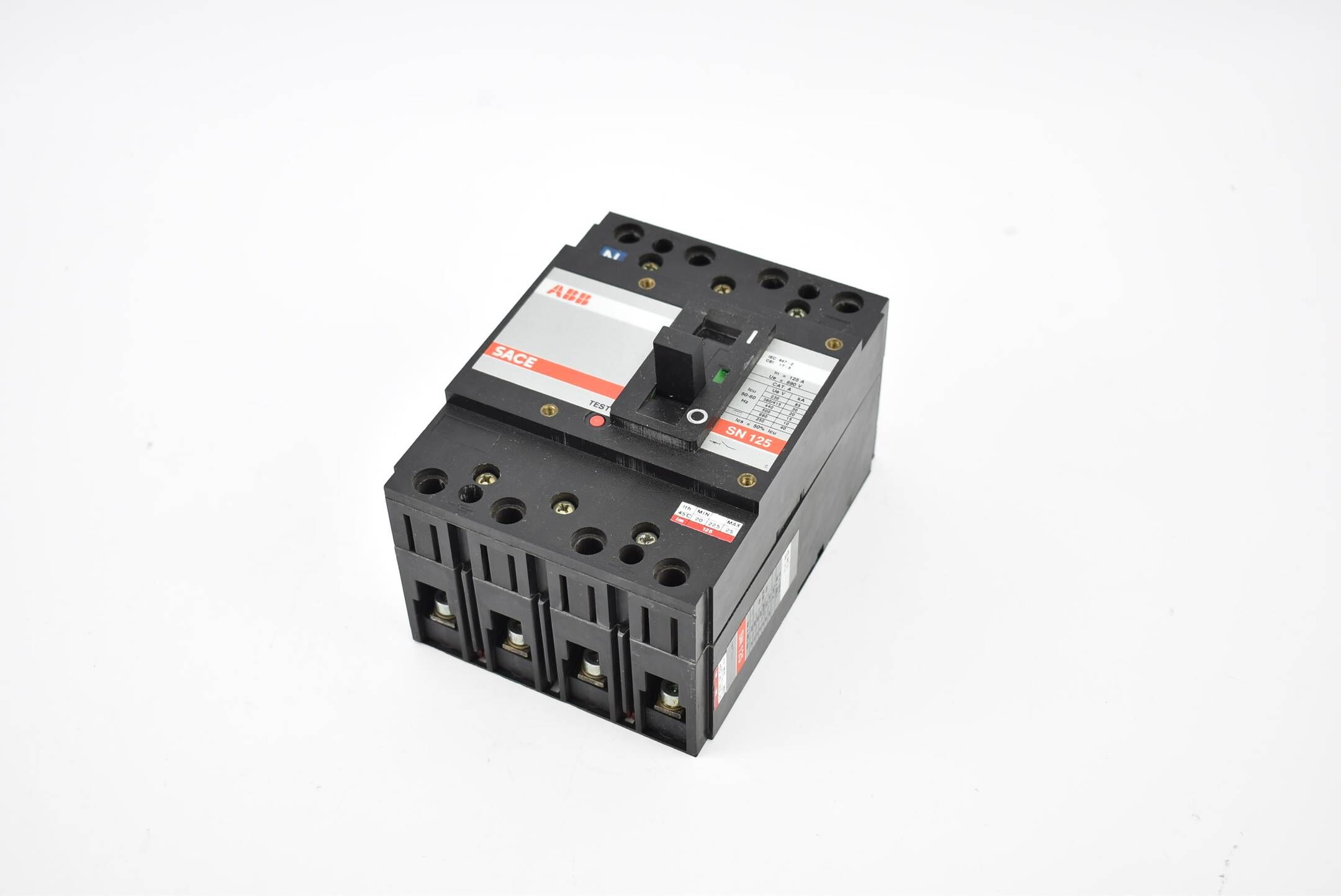 ABB sace Leistungsschatler 125 A 690 V SN 125