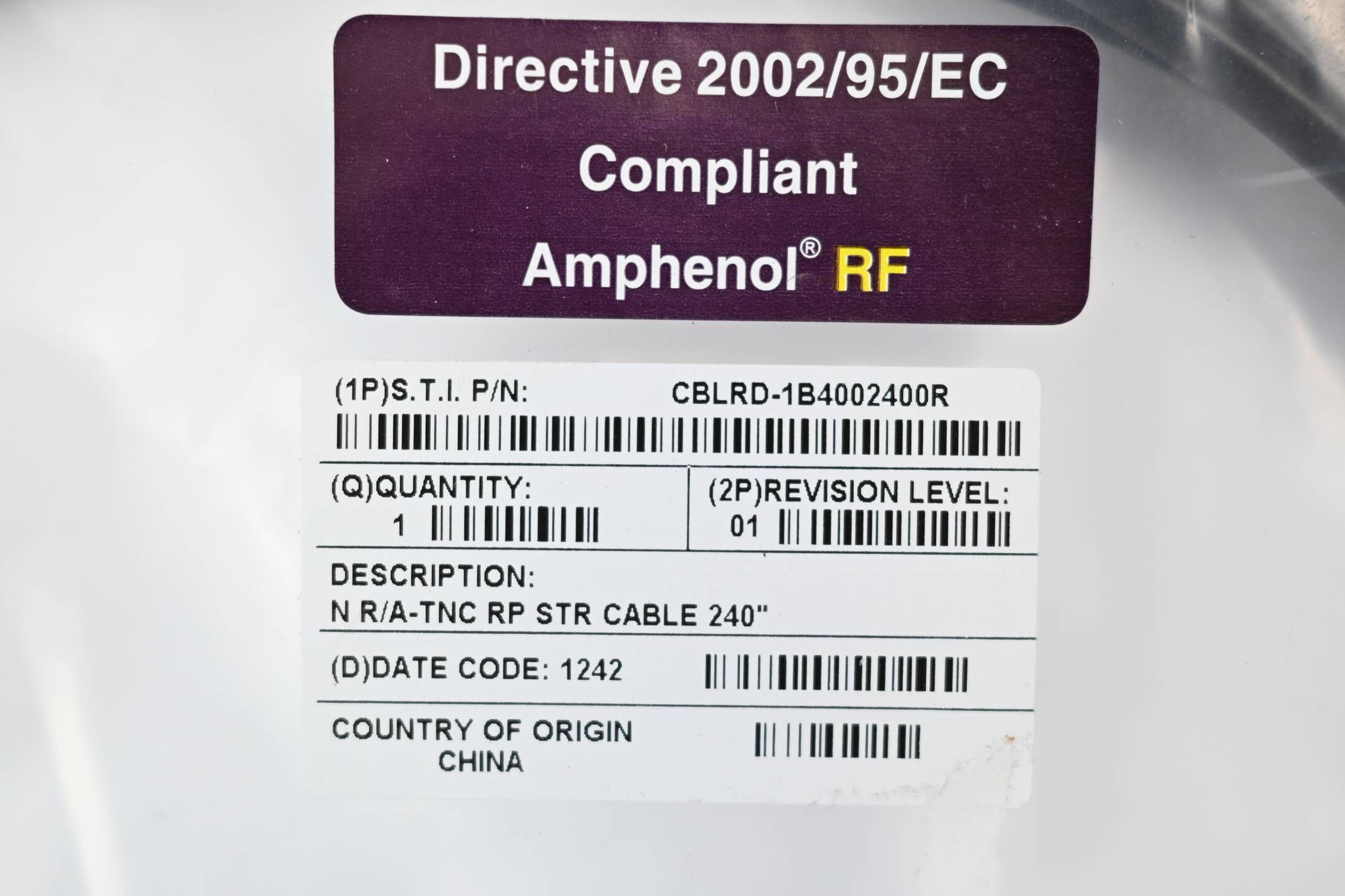 Amphenol RF Antennenkabel CBLRD-1B4002400R