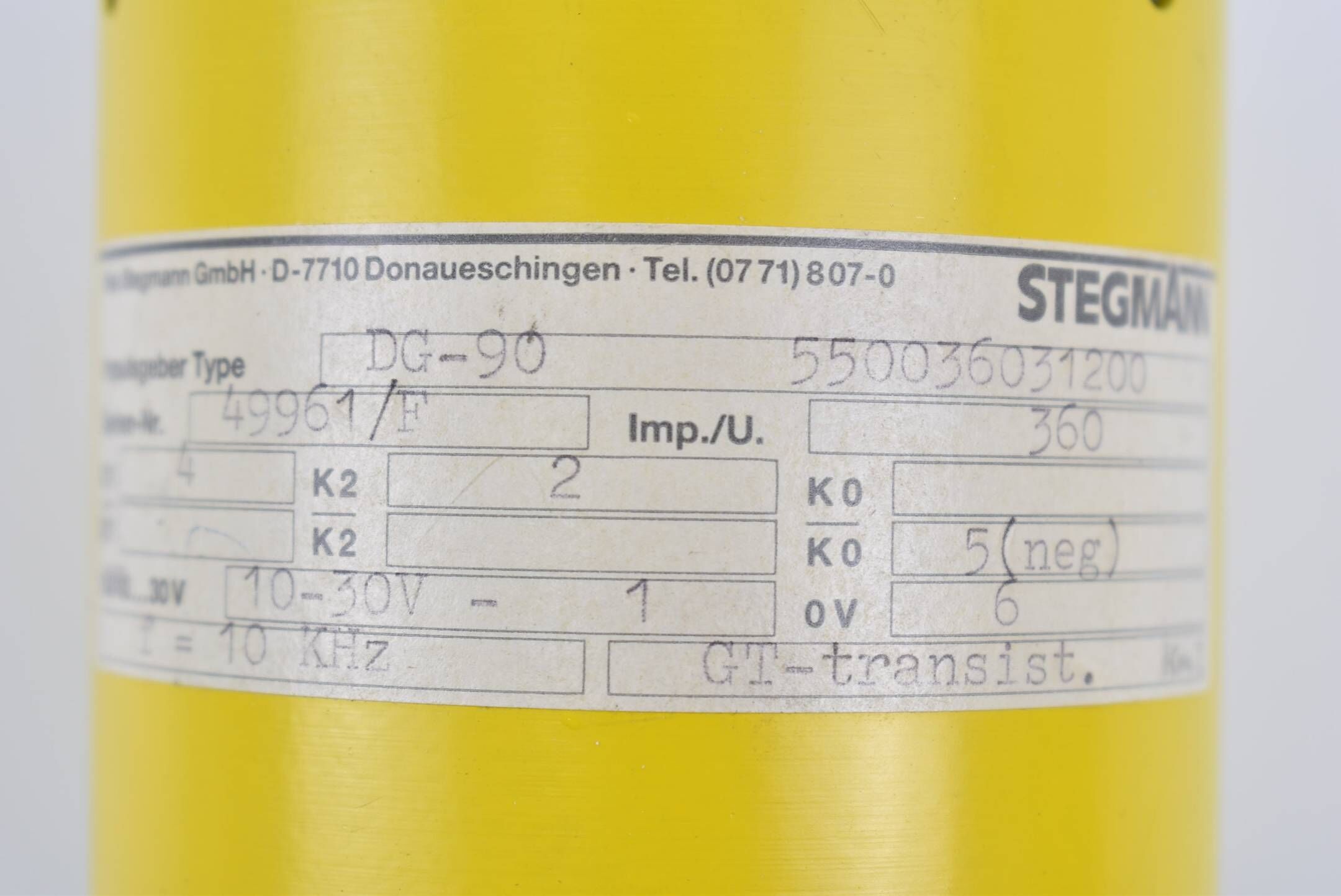 Stegmann Drehgeber DG-90