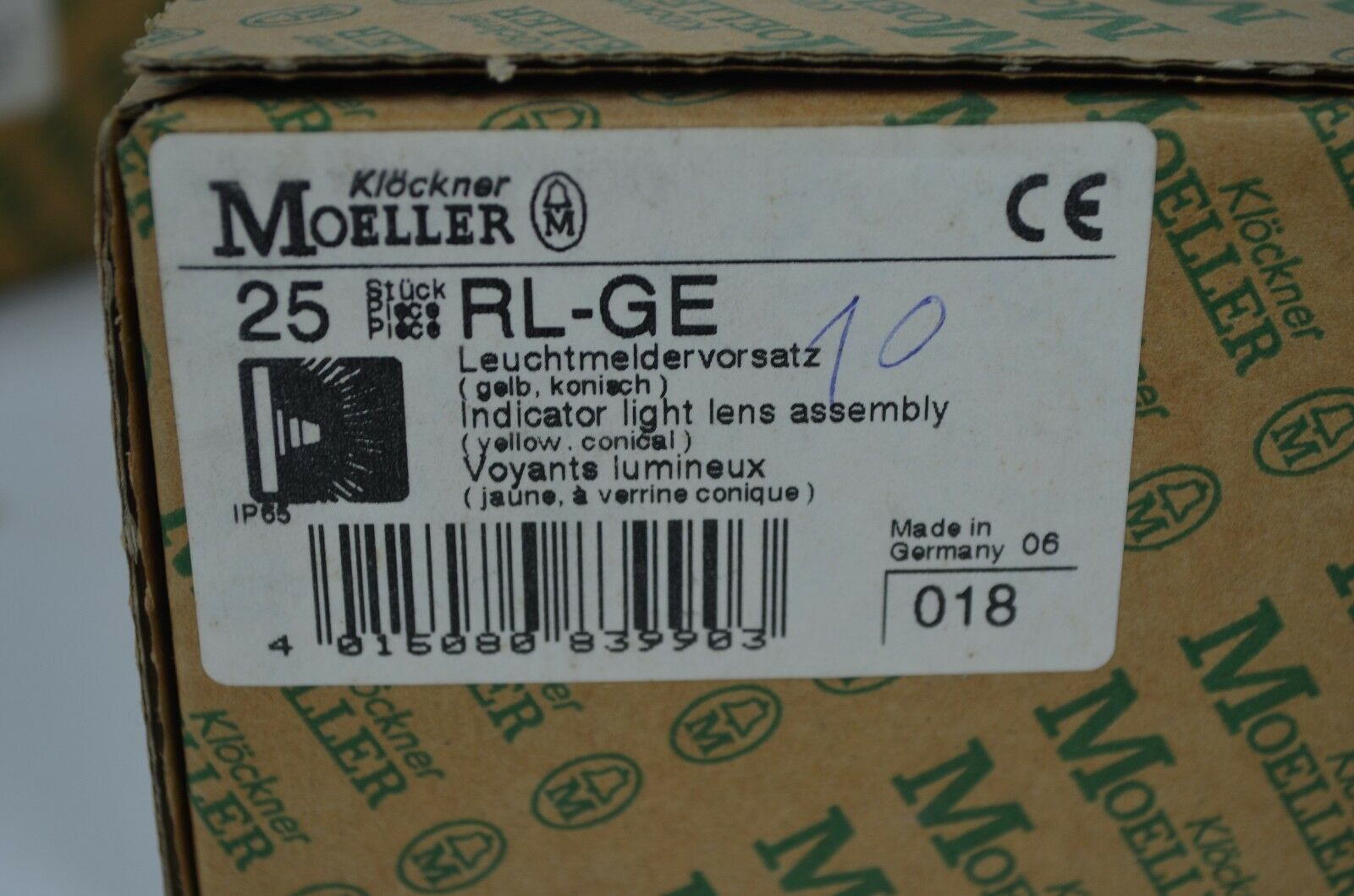 Moeller Leuchtmeldervorsatz 23 Stück RL-GE