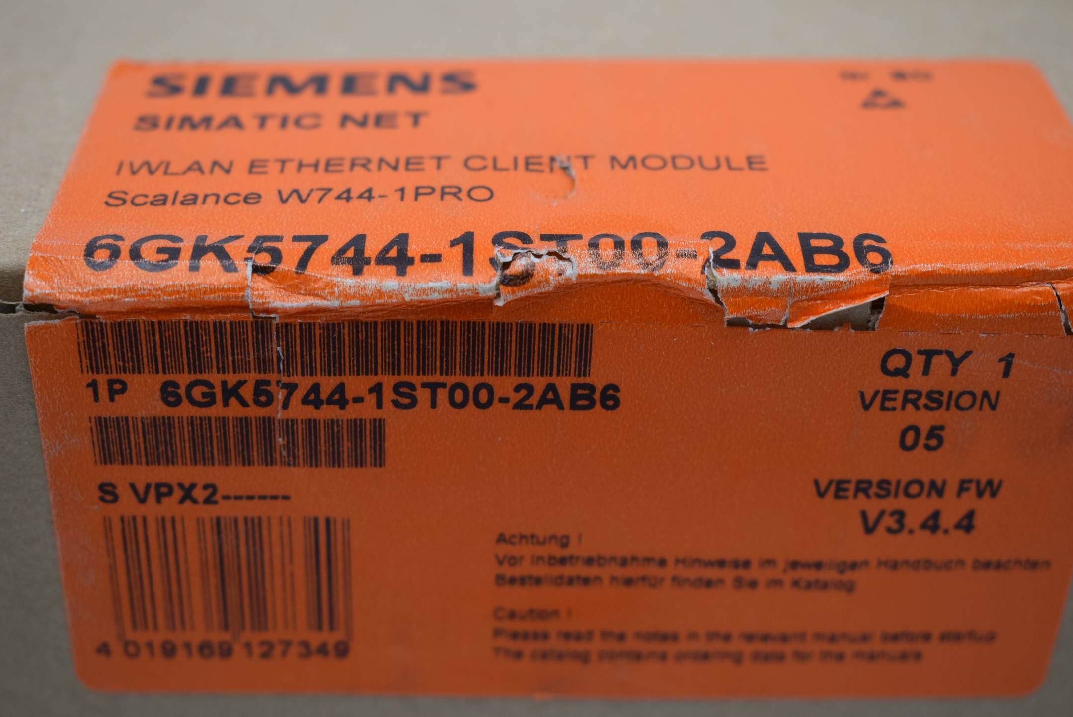 Siemens simatic Net Iwlan 6GK5744-1ST00-2AB6 ( 6GK5 744-1ST00-2AB6 ) V. 05