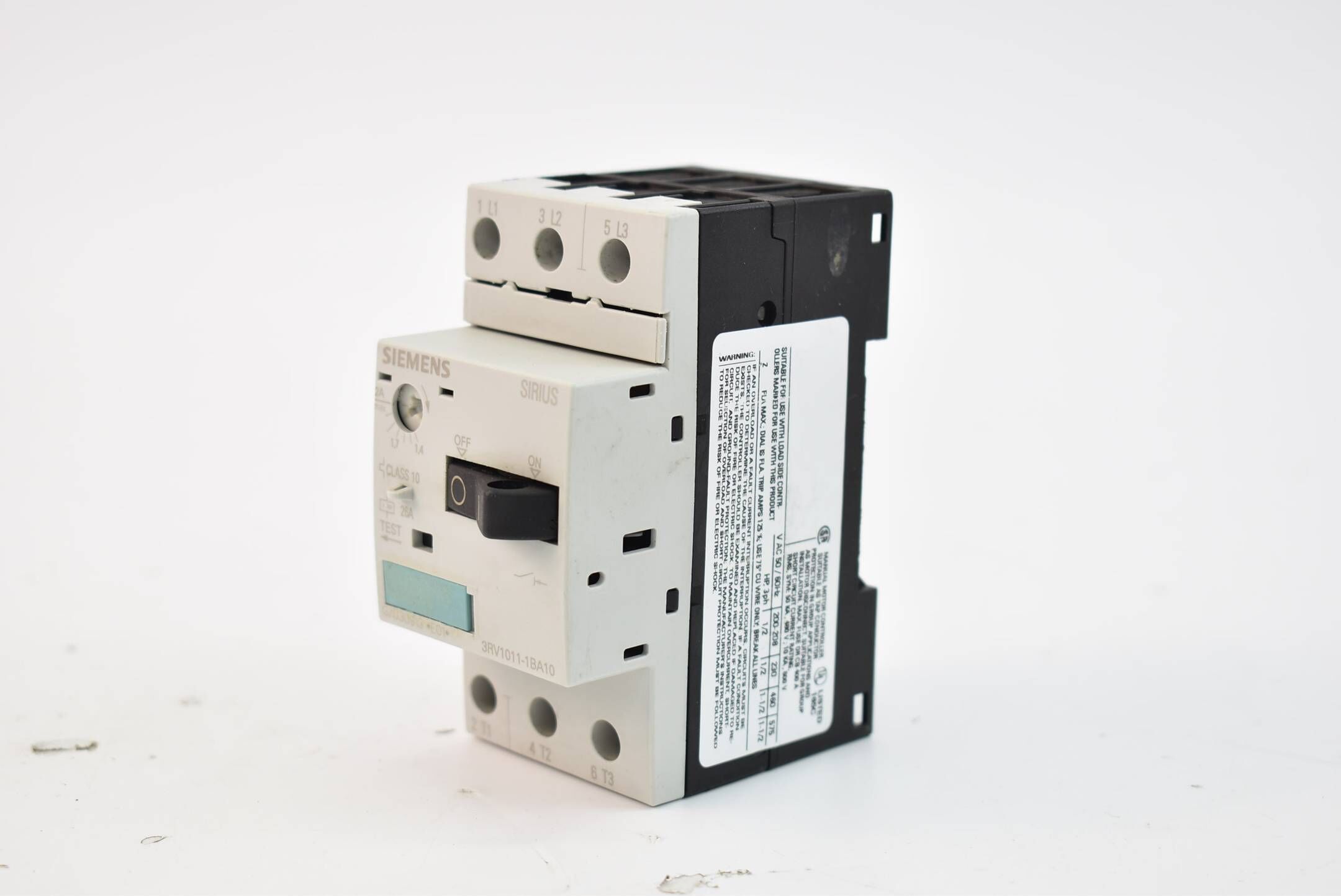 Siemens sirius 3RV1011-1BA10 ( 3RV1 011-1BA10 )