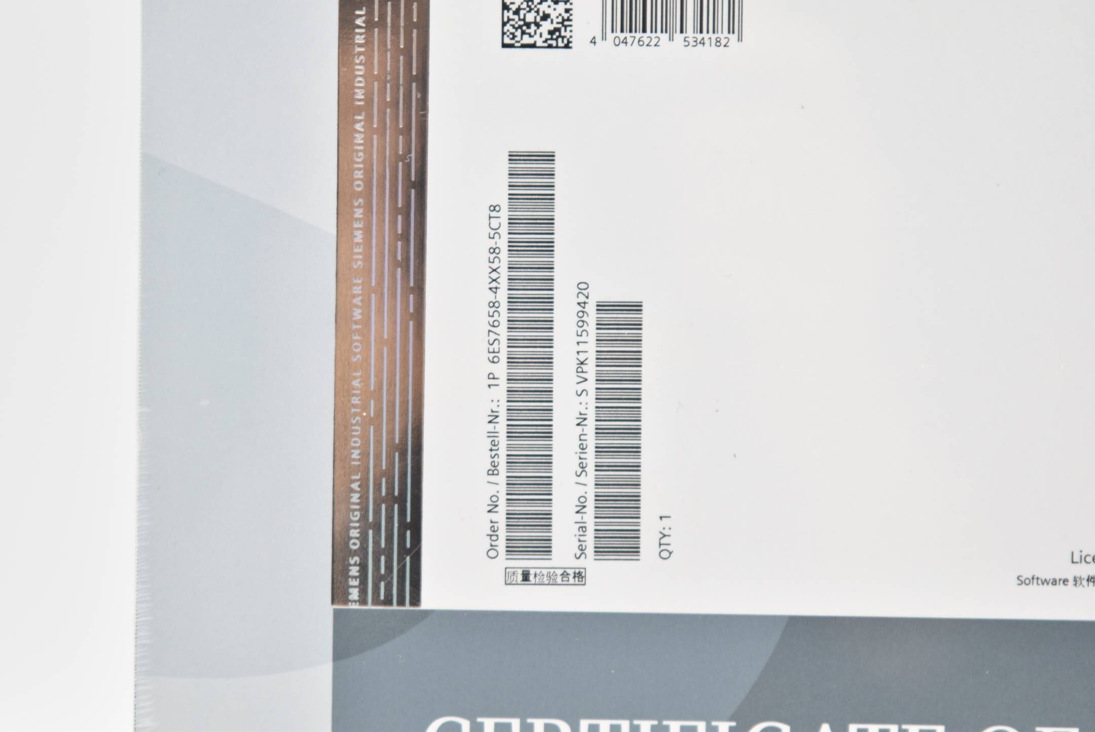 Siemens simatic PCS 7 V9.0 SP1 Software Media Package SMART 6ES7658-4XX58-5CT8