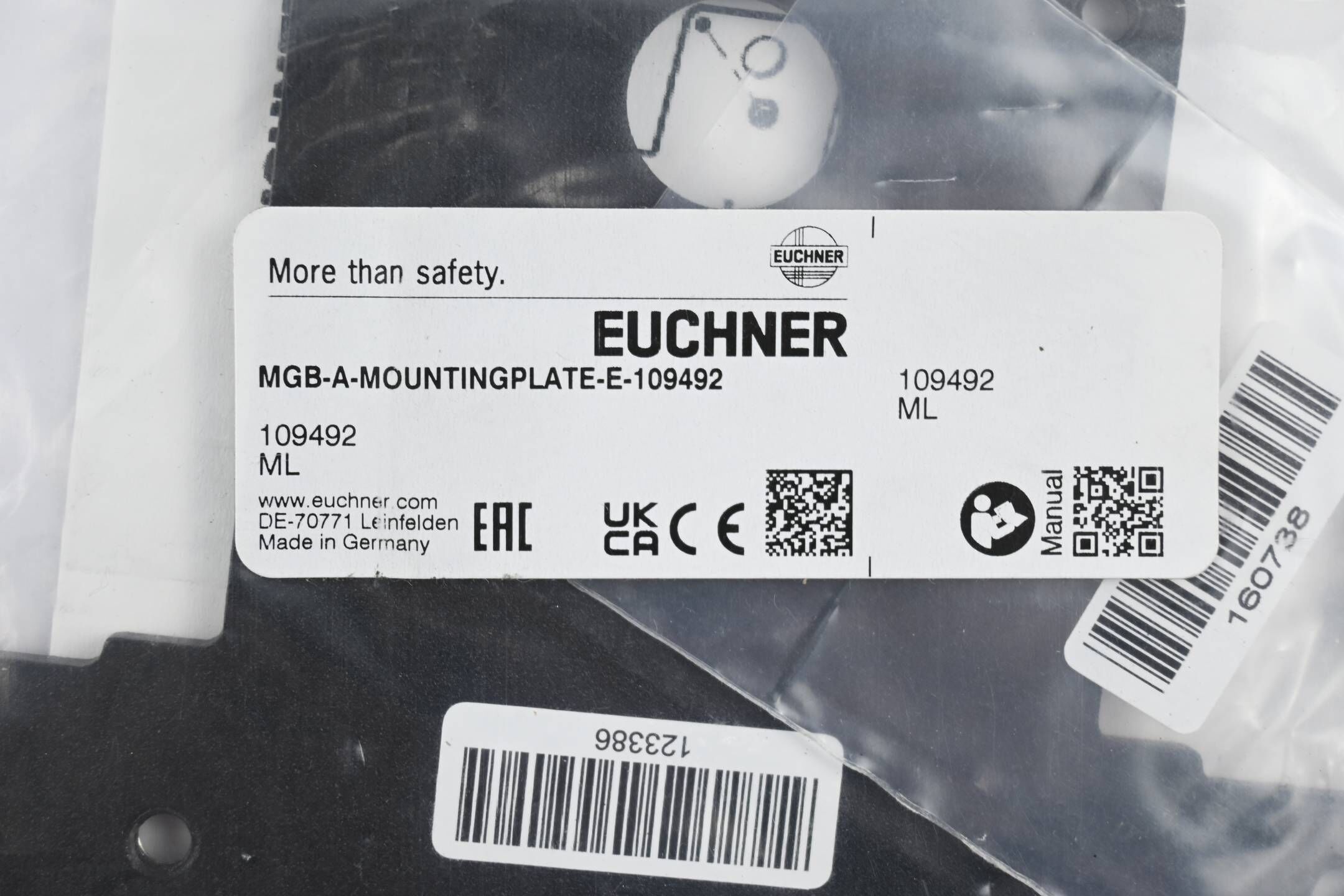 Euchner Montageplatte MGB-A-MOUNTINGPLATE-E-109492 ( 109492 )