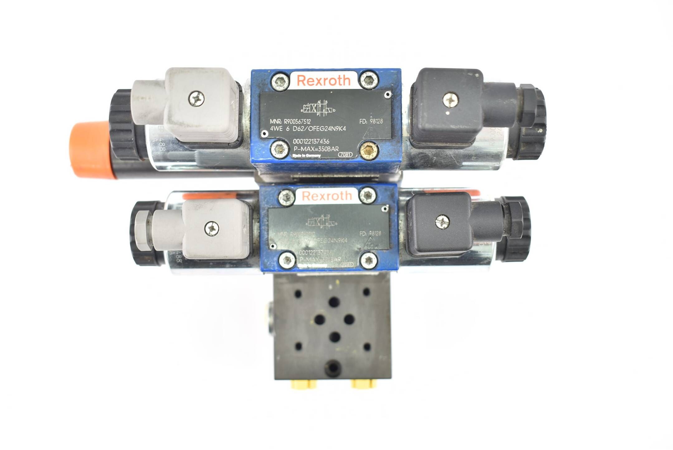 Rexroth Hydraulikventil 2 x R900567512 + R900564519 + 11380369