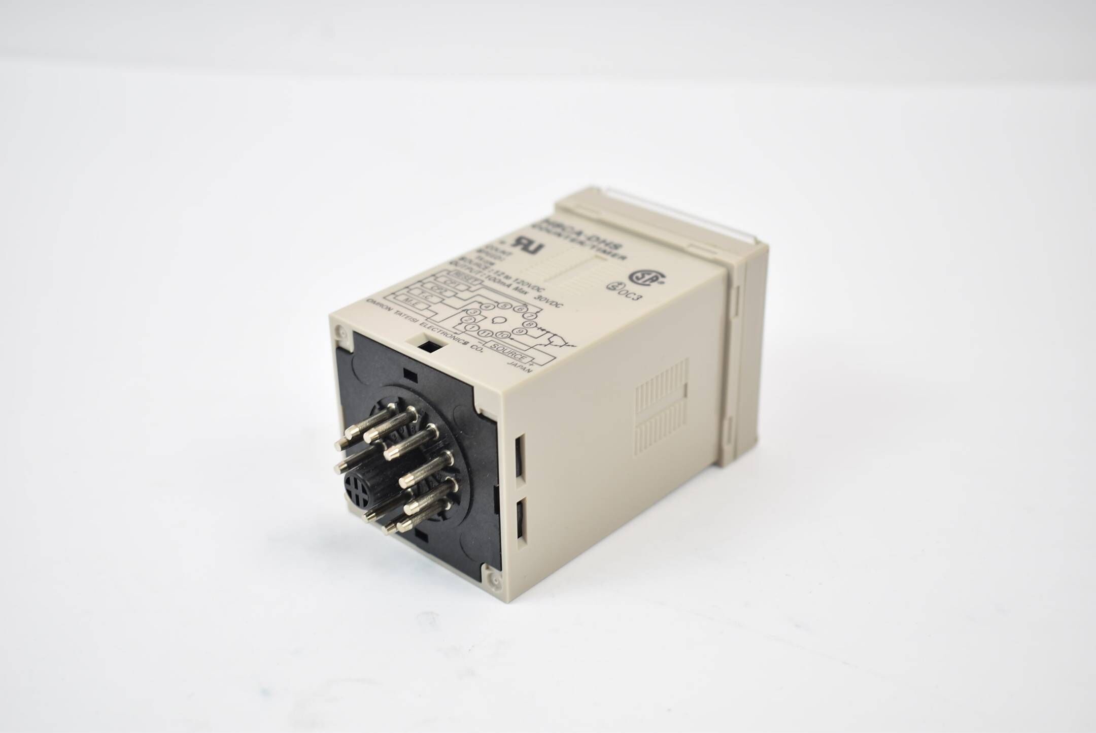 Omron Counter/Timer H8CA-DHS Count 999999 Time 9999.99s to 99999.9h 12 to 120VDC