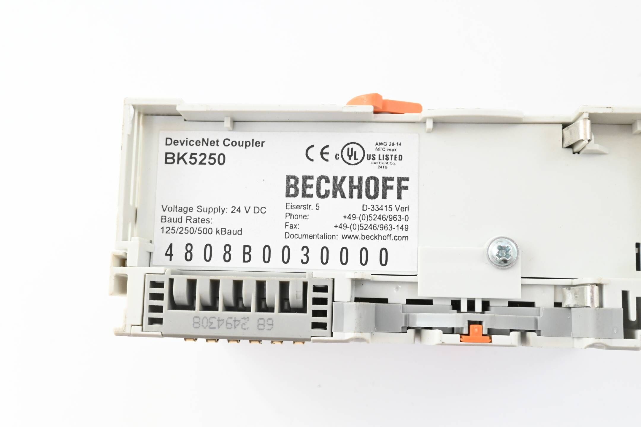 Beckhoff DeviceNet-„Compact“-Buskoppler BK5250