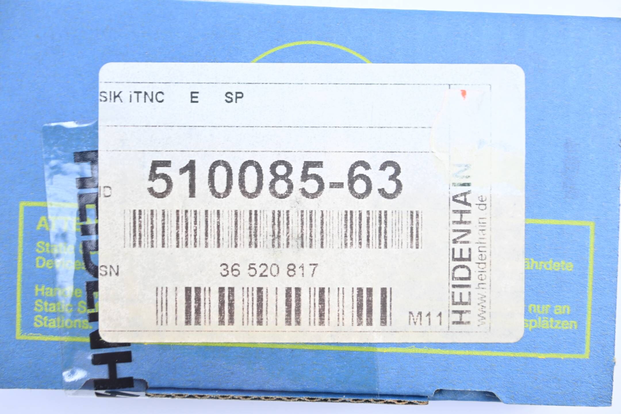 Heidenhain SIK NC-Software-Lizenz für iTNC 510085-63 ( 510 085-63 ) Ver. M11