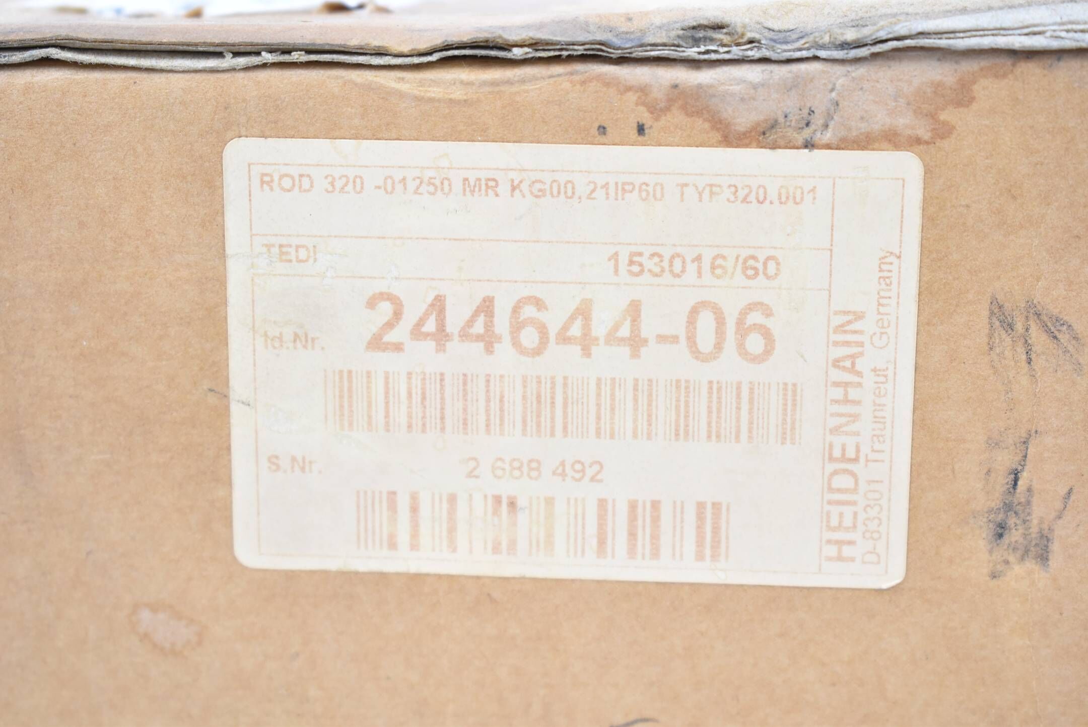 Heidenhain Drehgeber 320.001 1250 ( 244 644 06 )