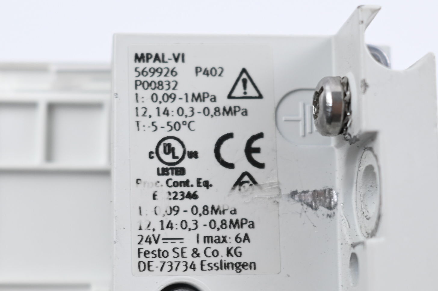 Festo Ventilinsel 569926 + 575667 + 560945 + 560973 + 570774 + 573718 + 573729