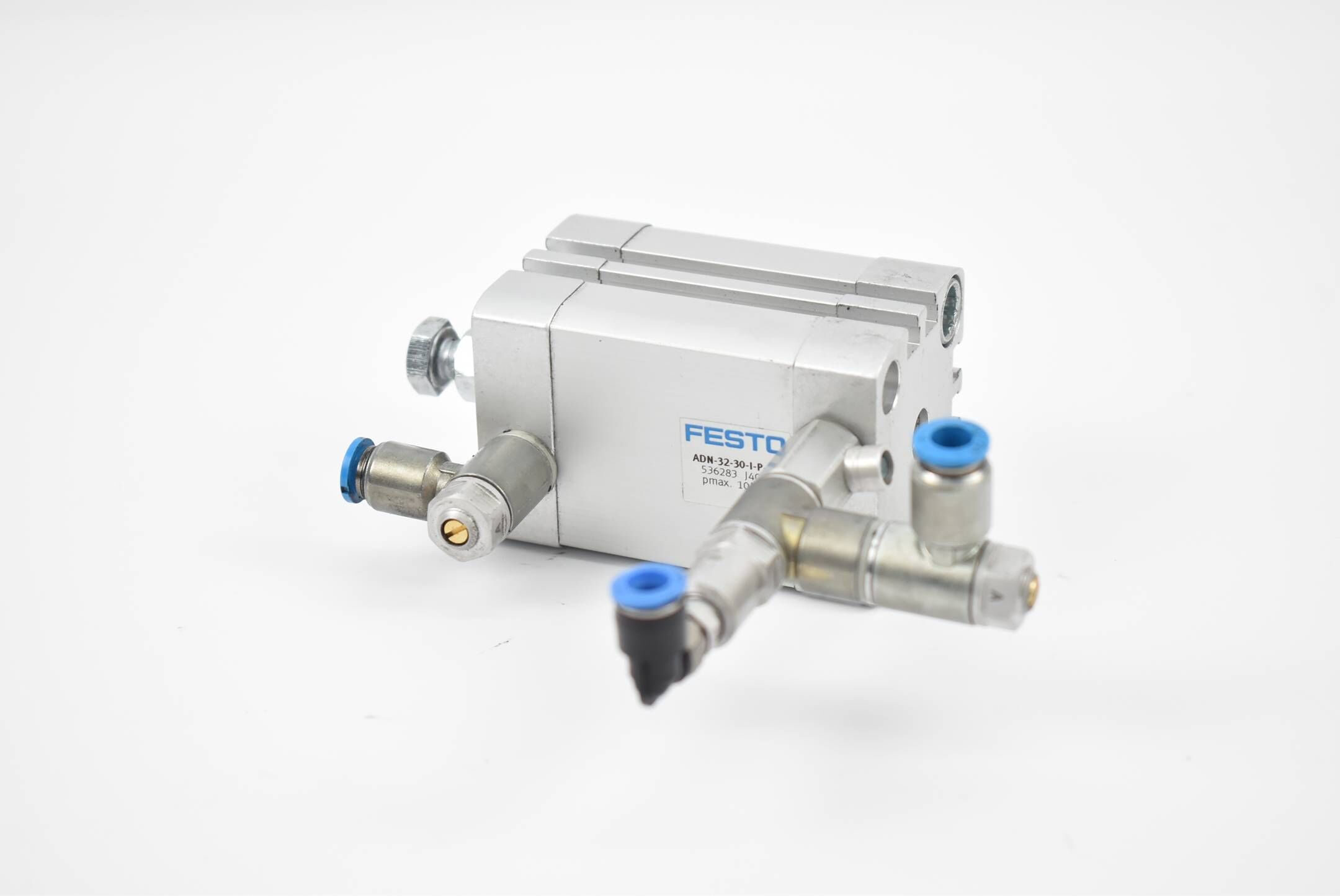 Festo Kompaktzylinder ADN-32-30-I-P-A ( 536283 ) + HAB-1/8 (184585 )