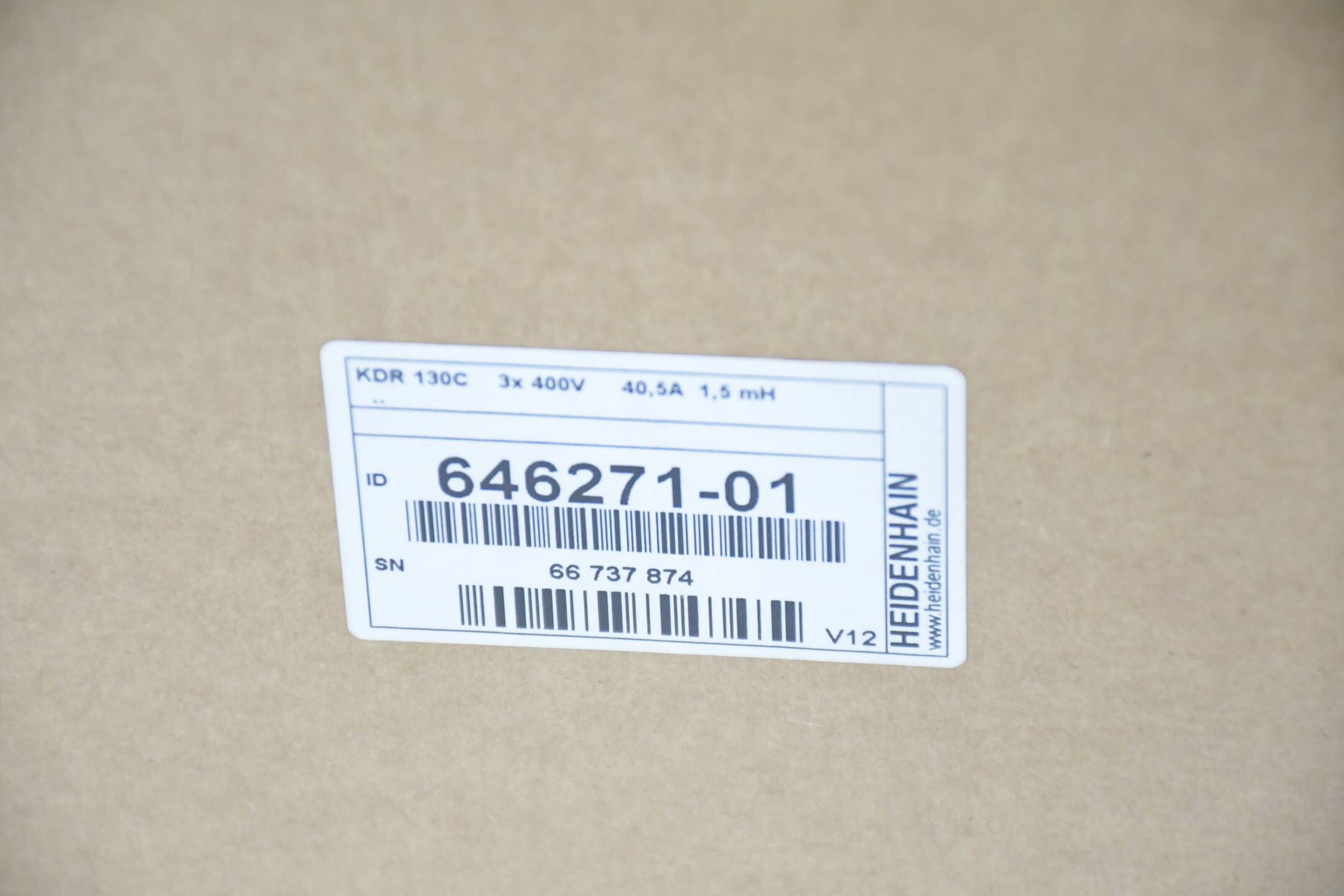 Heidenhain Kommutierungsdrossel KDR 130C ( 646271-01 ) Ver. V12