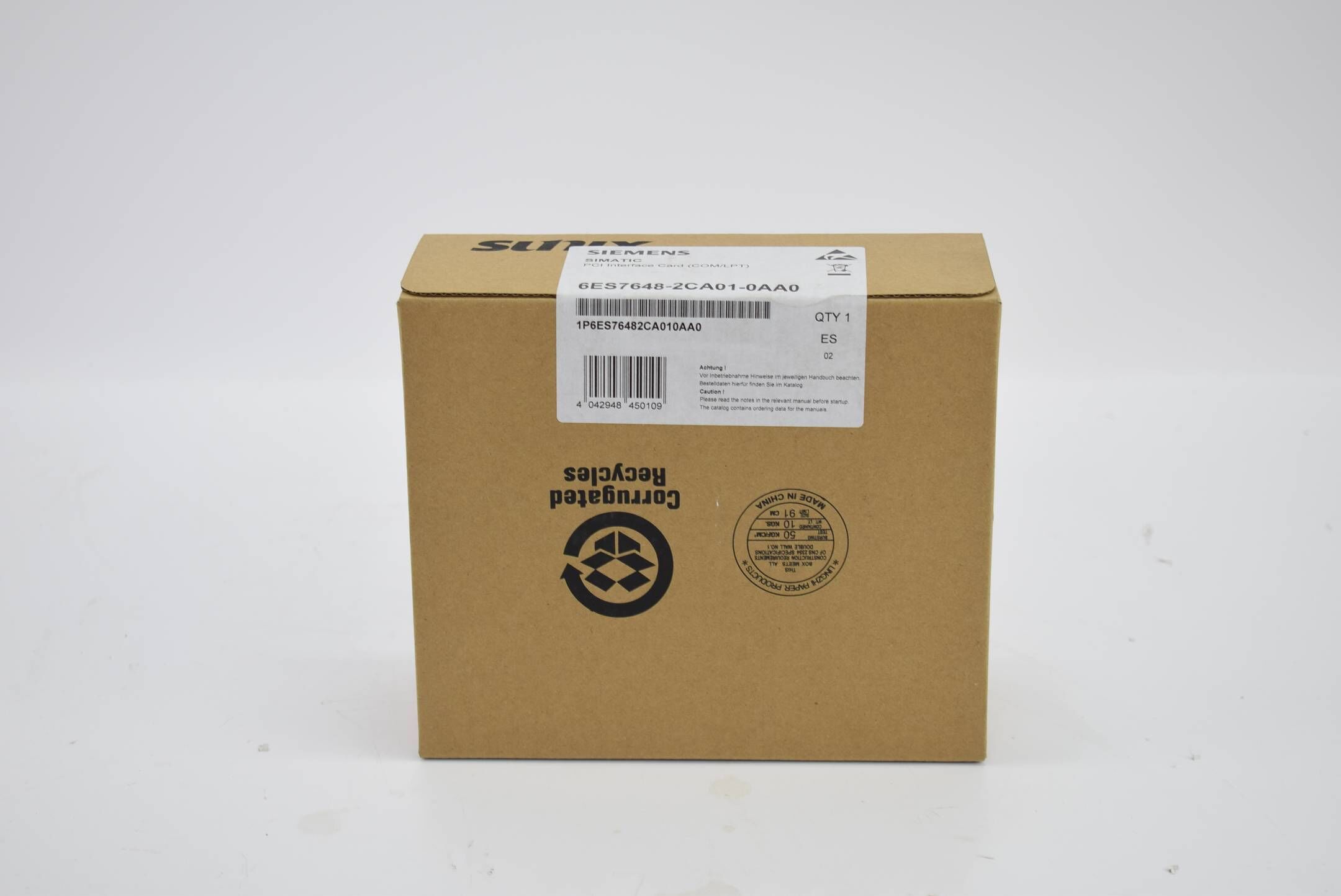 Siemens simatic PCI Interface Card 6ES7648-2CA01-0AA0 ( 6ES7 648-2CA01-0AA0 ) E2