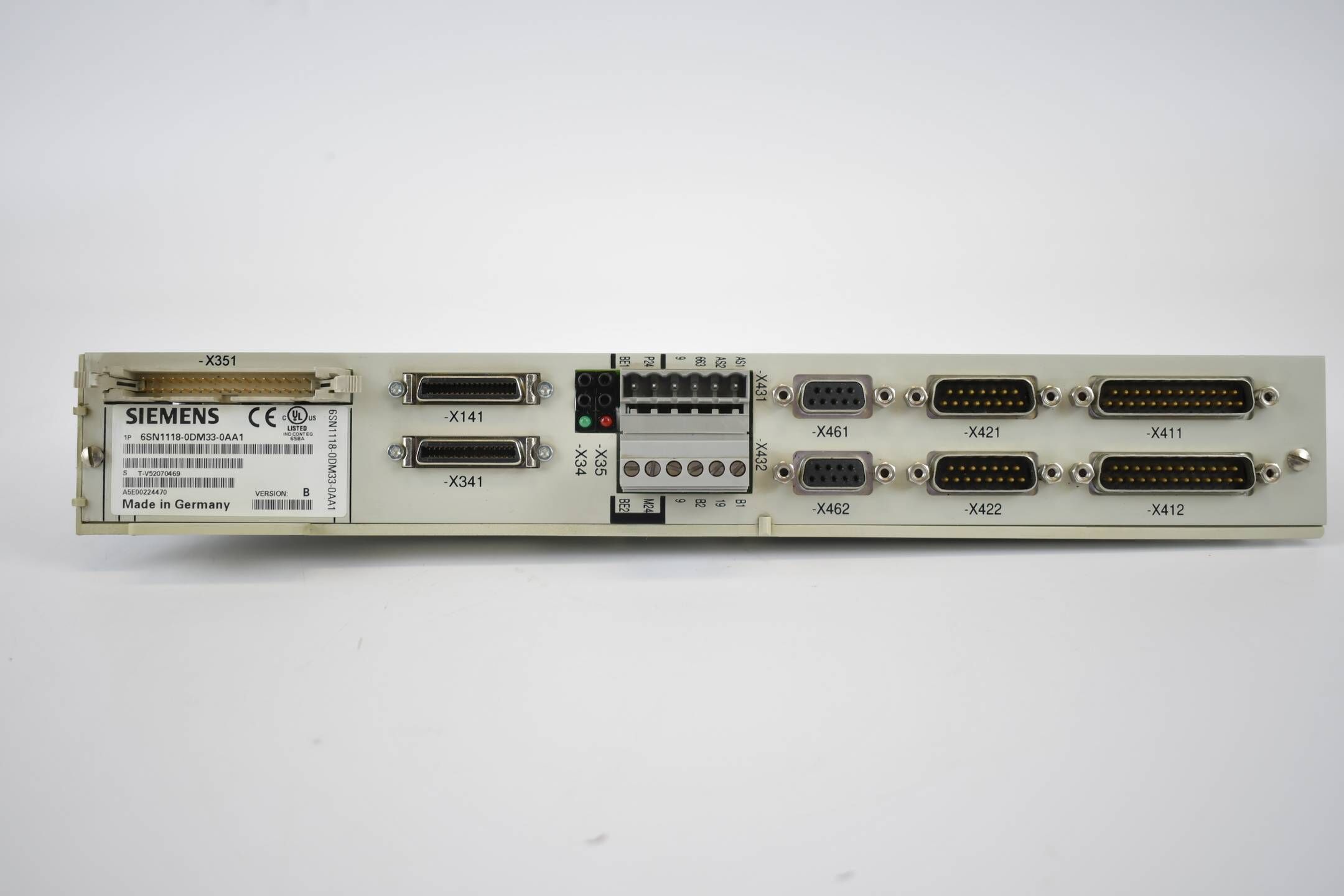 Siemens Simodrive 611 Digital 6SN1118-0DM33-0AA1 ( 6SN1 118-0DM33-0AA1 ) Ver B