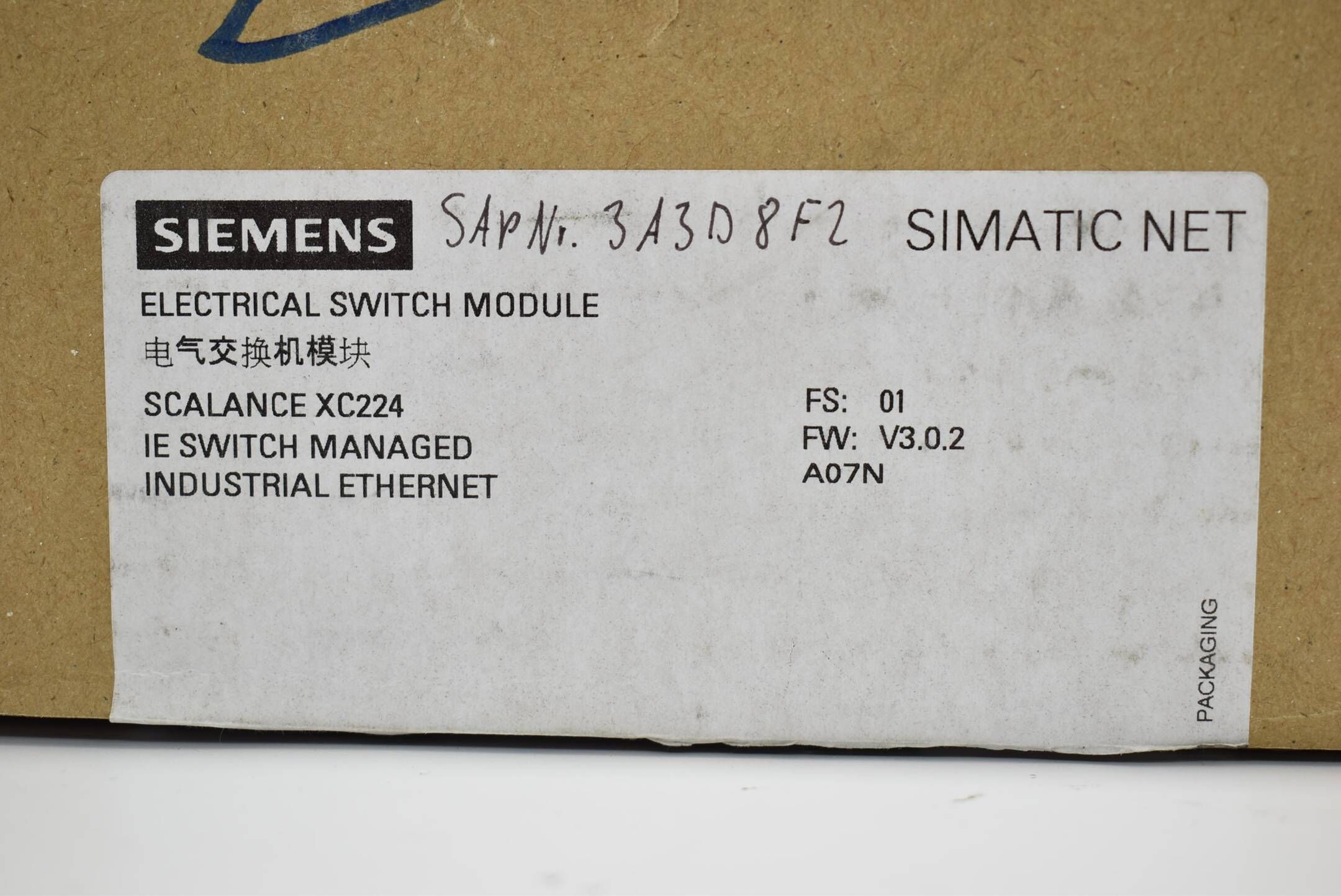 Siemens scalance XC224 6GK5 224-0BA00-2AC2 ( 6GK5224-0BA00-2AC2 ) E1