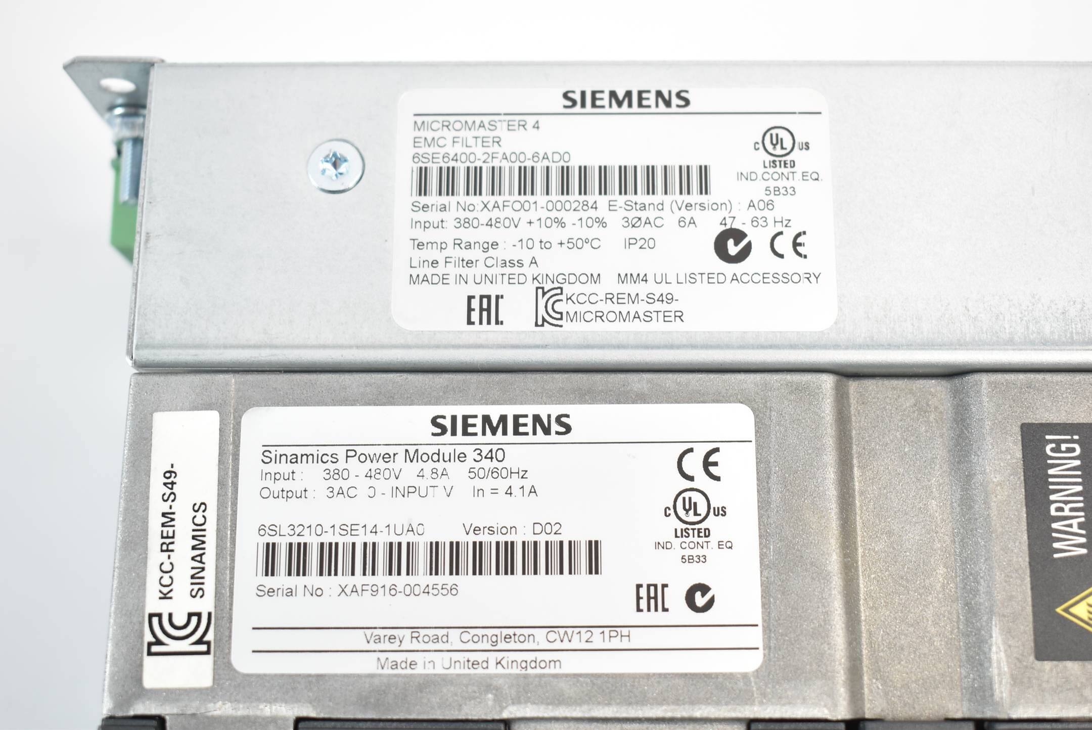 Siemens Sinamics Power Module 340 6SL3210-1SE14-1UA0 ( 6SL3 210-1SE14-1UA0 )
