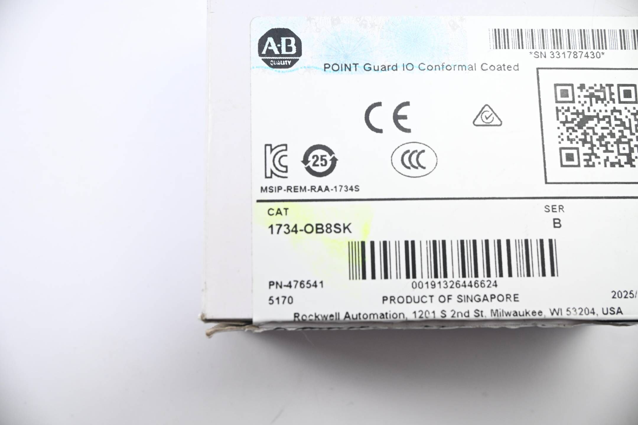 Allen-Bradley Sicherheits-Eingangsmodul MSIP-REM-RAA-1734S ( 1734-OB8SK )