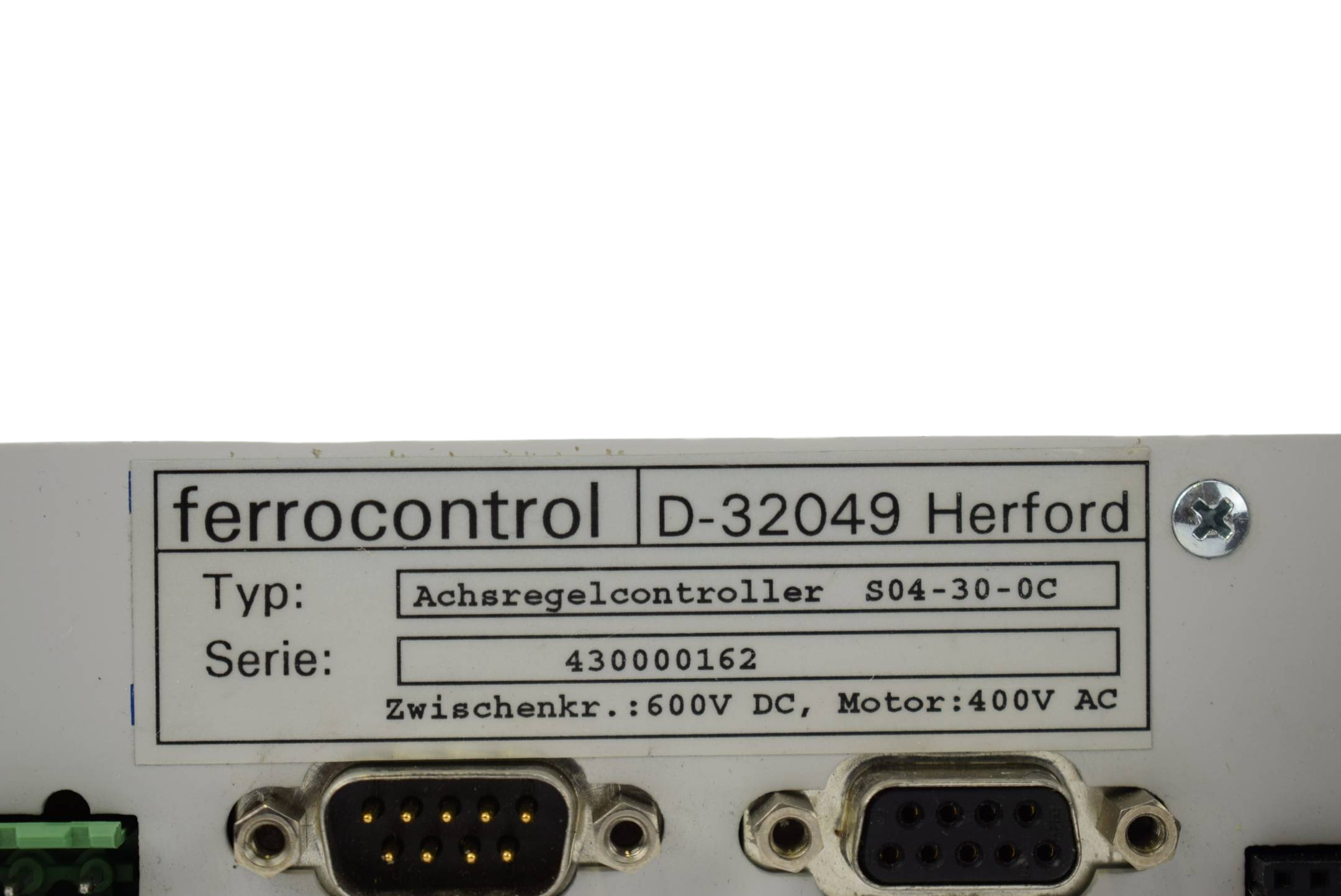 Ferrocontrol Steuerungssysteme Achsregelcontroller S04-30-0C 