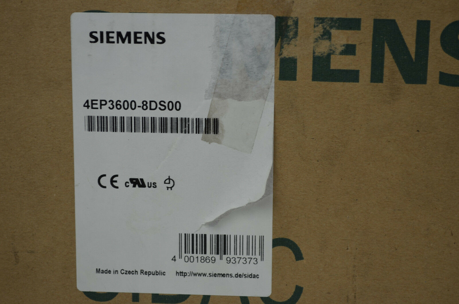 Siemens Kommutierungsdrossel 4EP3600-8DS00