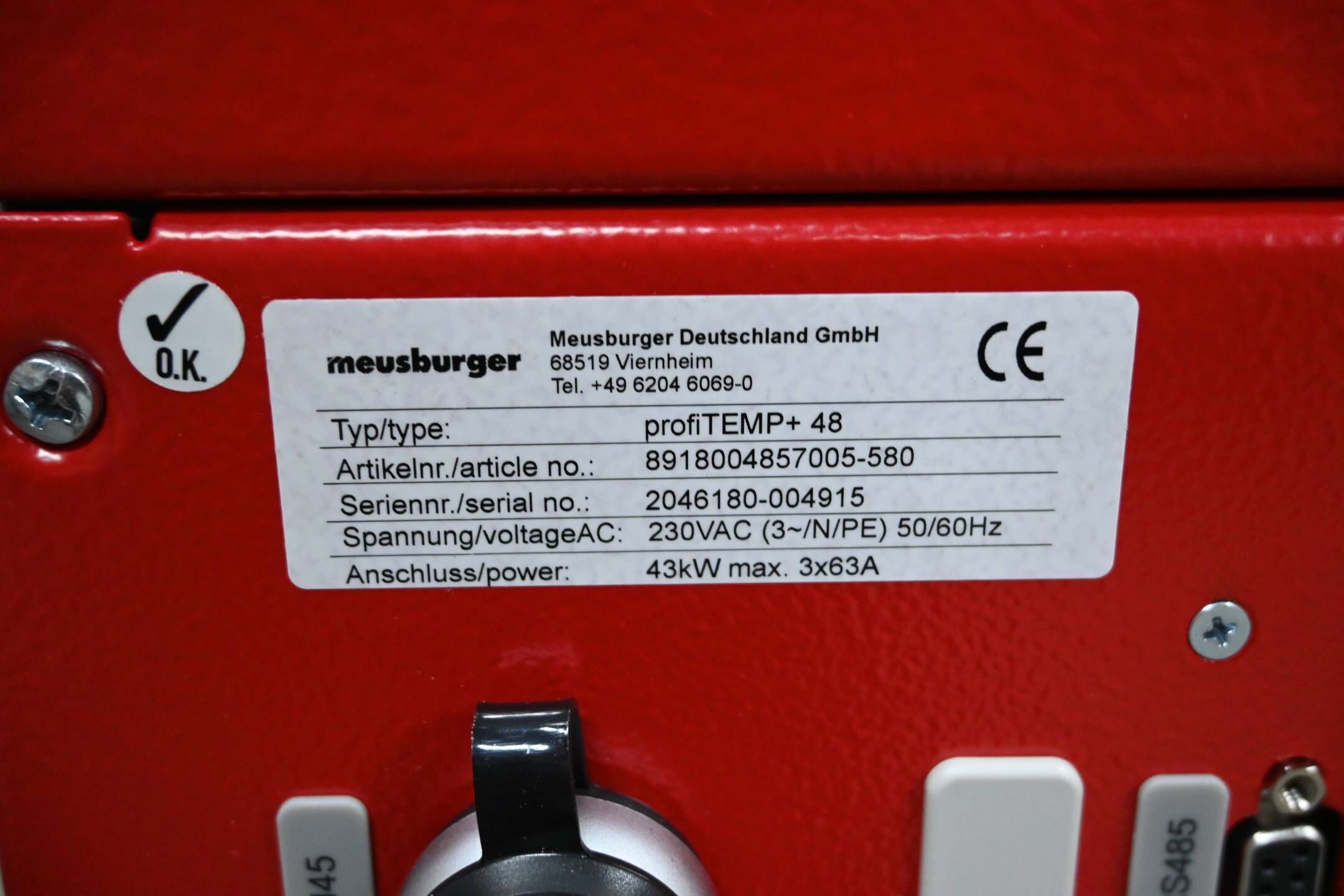 Meusburger Heißkanalregler profiTemp+ 48 ( 8918004857005-580 )