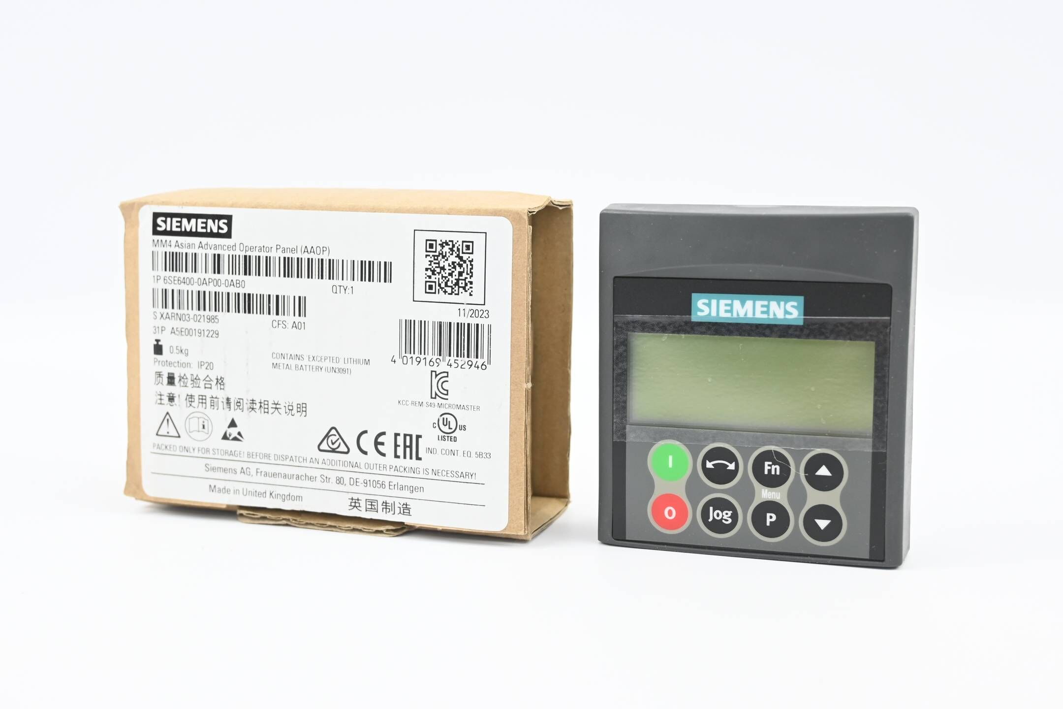 Siemens Micromaster 4 ASIAN AAOP 6SE6400-0AP00-0AB0 ( 6SE6 400-0AP00-0AB0 )