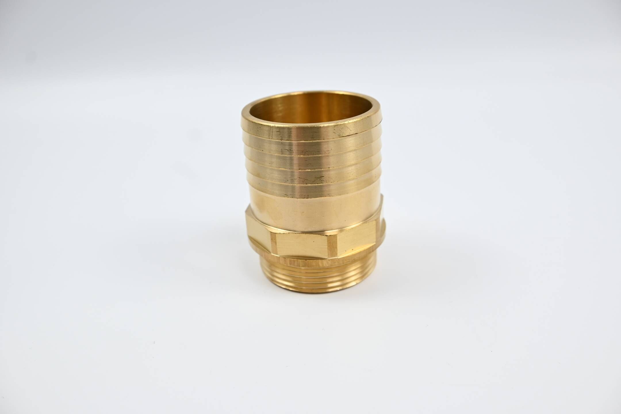 Gewindetülle / Schlauchtülle Messing ⌀ 4,5 cm Gewinde / ⌀ 5,0 cm Stutzen