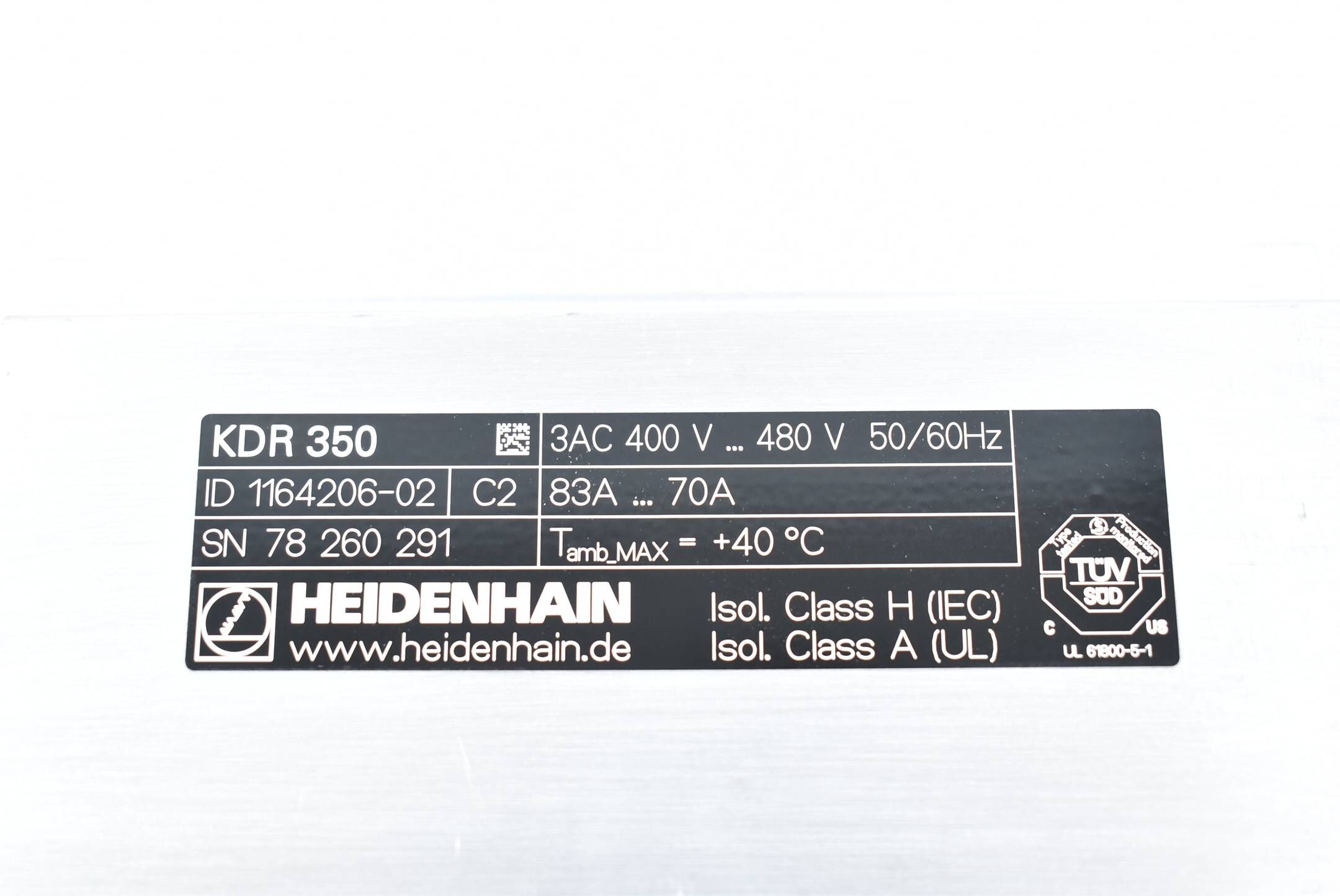 Heidenhain Kommutierungsdrossel KDR 350 1164206-02 ( 1164 206-02 ) Ver. C2