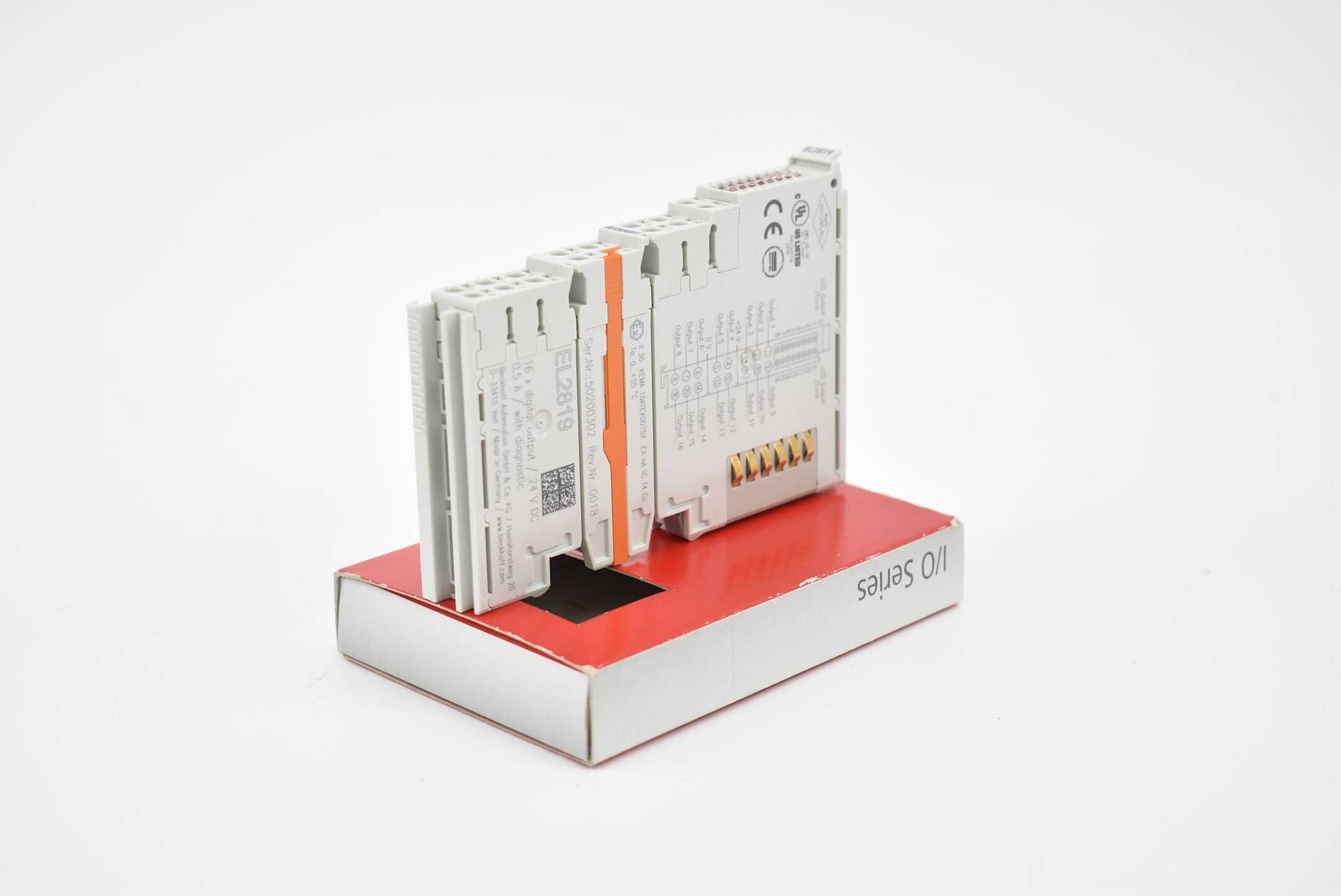 Beckhoff EtherCAT-Klemme 16-Kanal-Digital-Ausgang 24VDC 0,5A EL2819 ( EL 2819 )