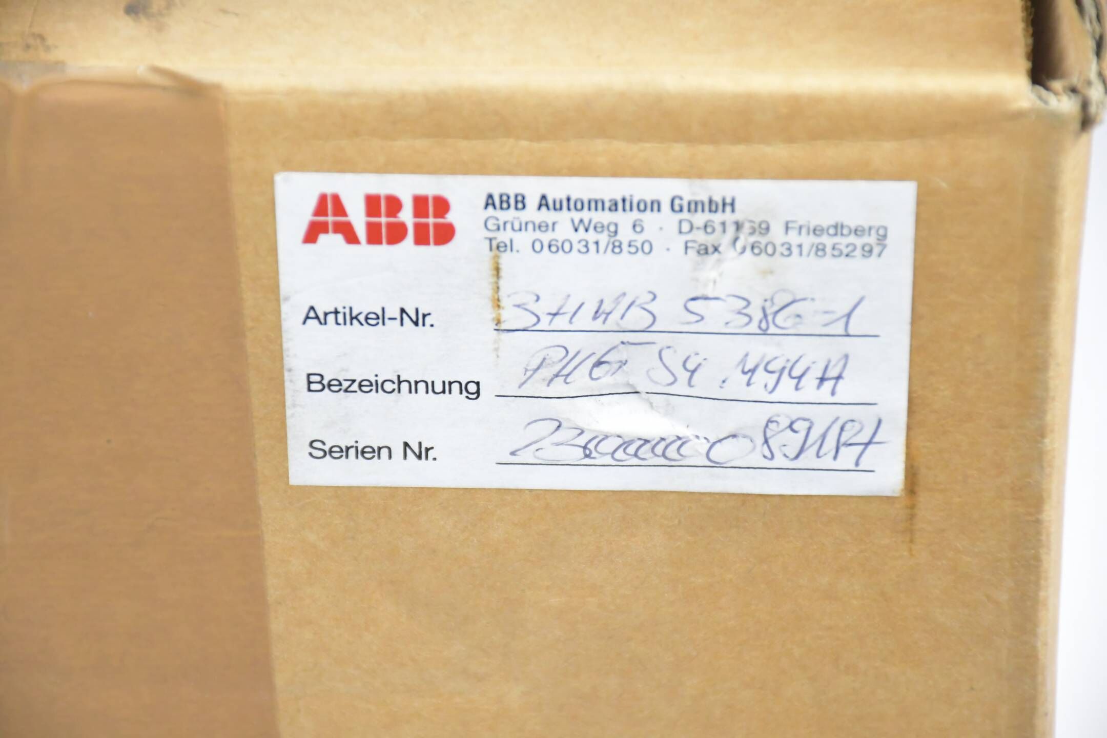 ABB Handprogrammiergerät PAG S4-94H 3HAB5386-1