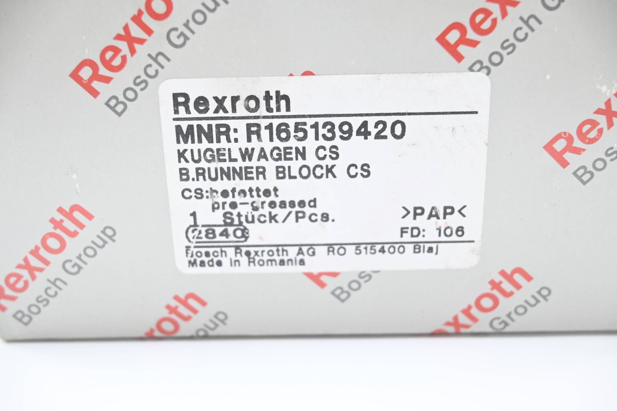 Rexroth Kugelwagen KWD-035-FNS-C0-N-1 ( R165139420 ) 
