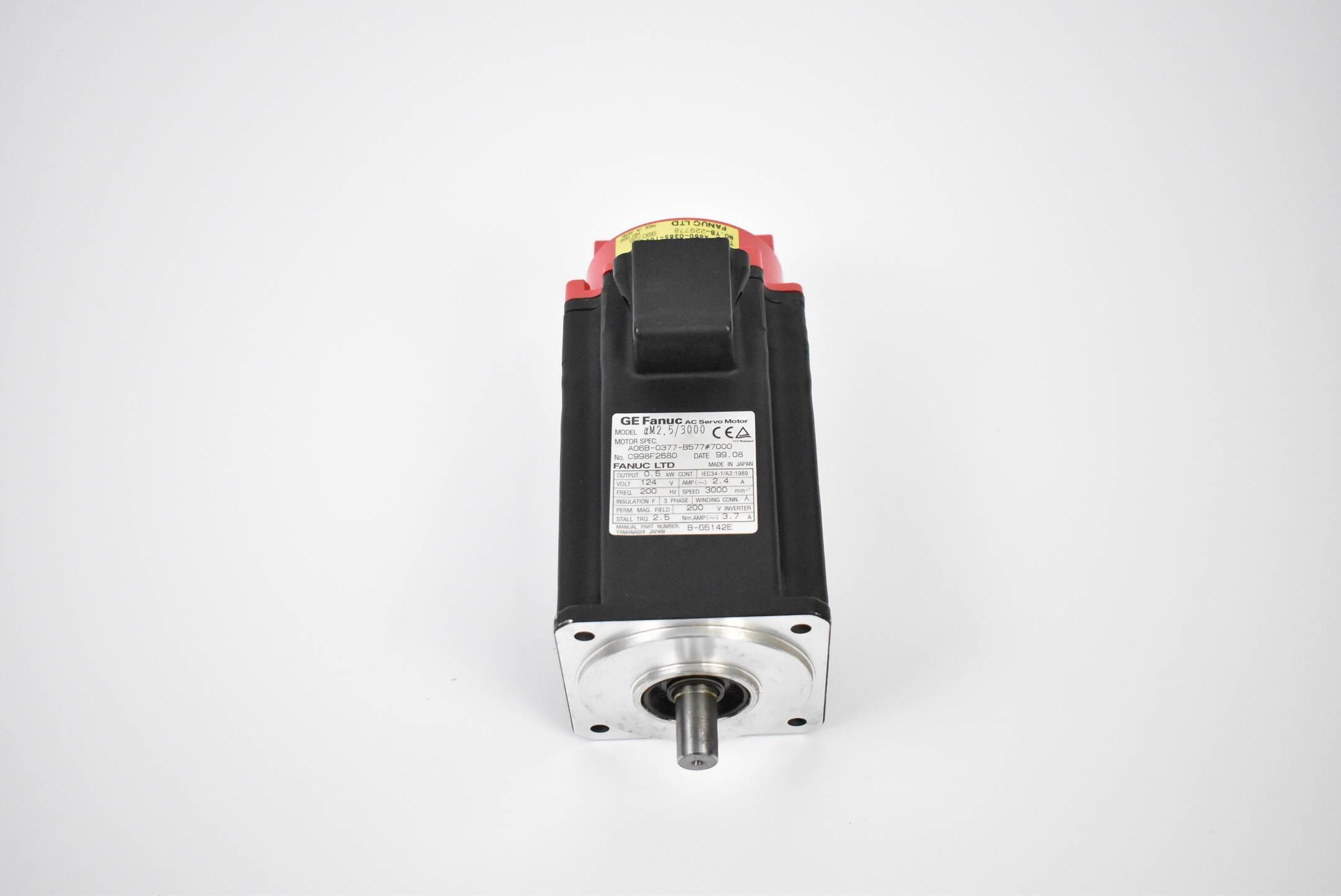 Fanuc AC Servo Motor A06B-0377-B577#7000 ( Alpha M2,5/3000 )