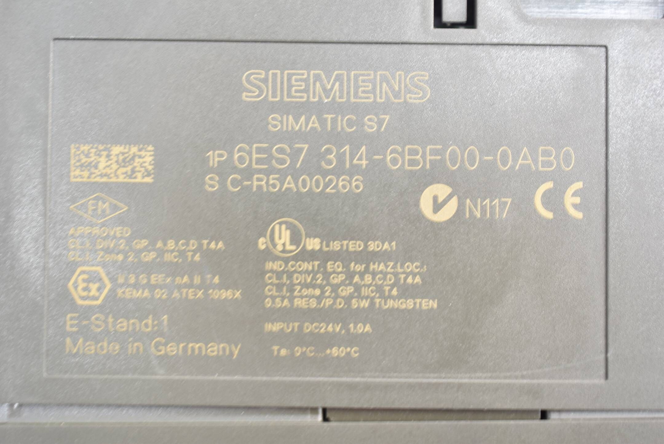DEFEKT Siemens Simatic S7-300 6ES7314-6BF00-0AB0 ( 6ES7 314-6BF00-0AB0 )