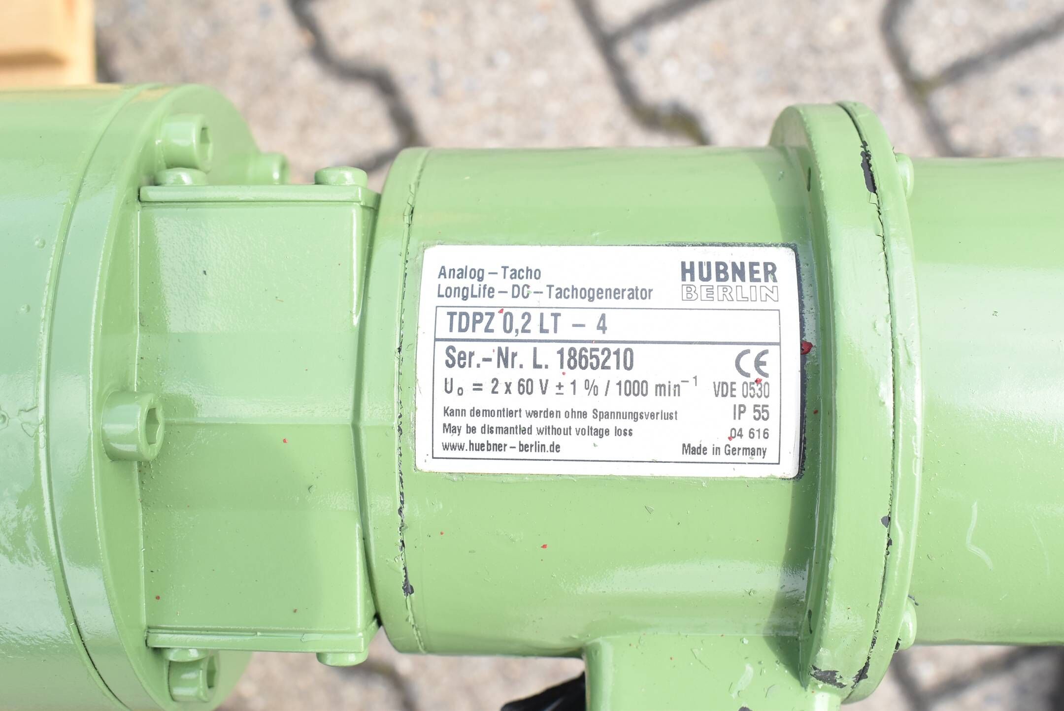 Franz Kessler KG Motor 900-1600rpm 42kW 380V M0 5860/21 + Tacho TDPZ 0,2 LT-4