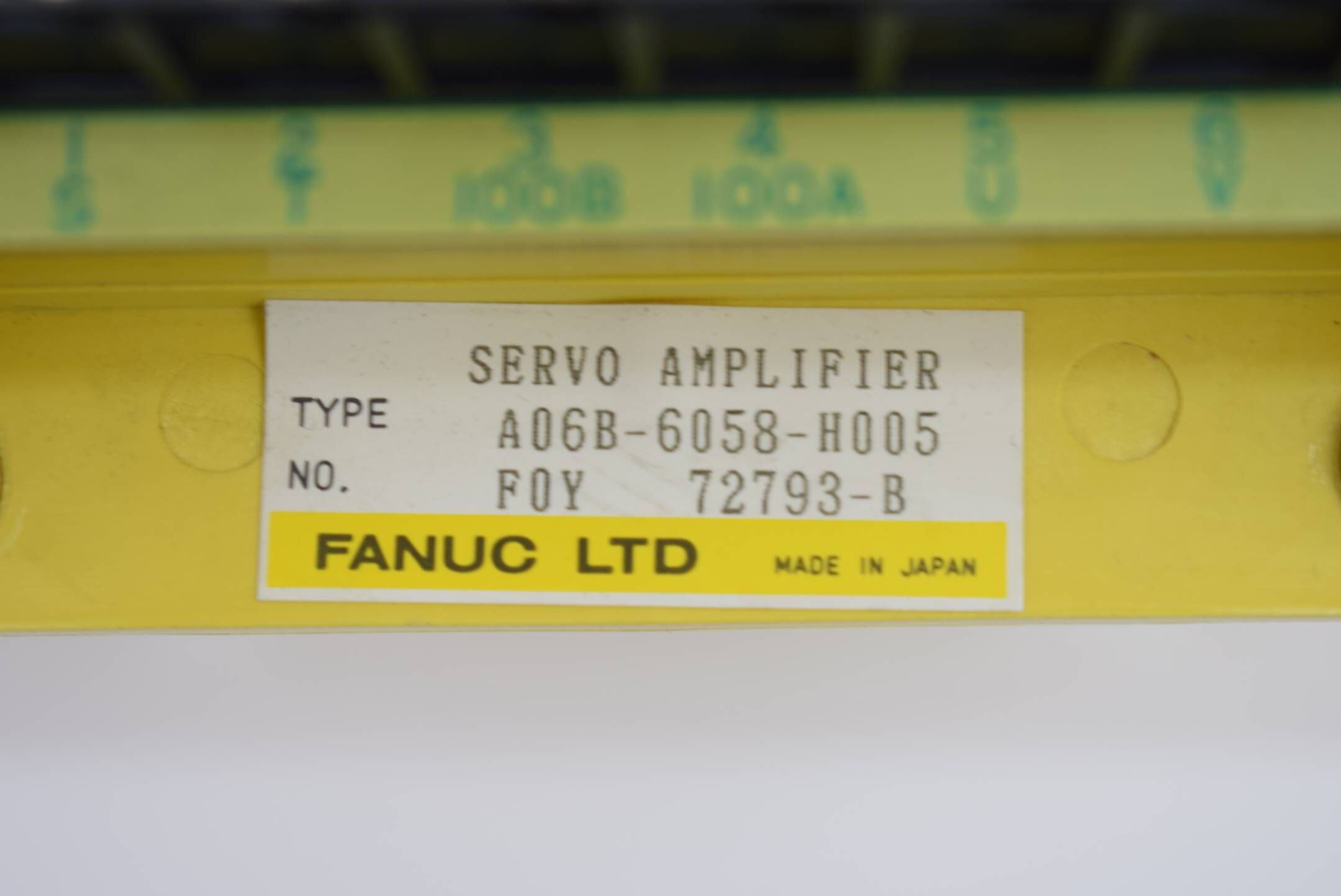 Fanuc LTD Servo Amplifier A06B-6058-H005 ( A20B-1003-0090/02 )