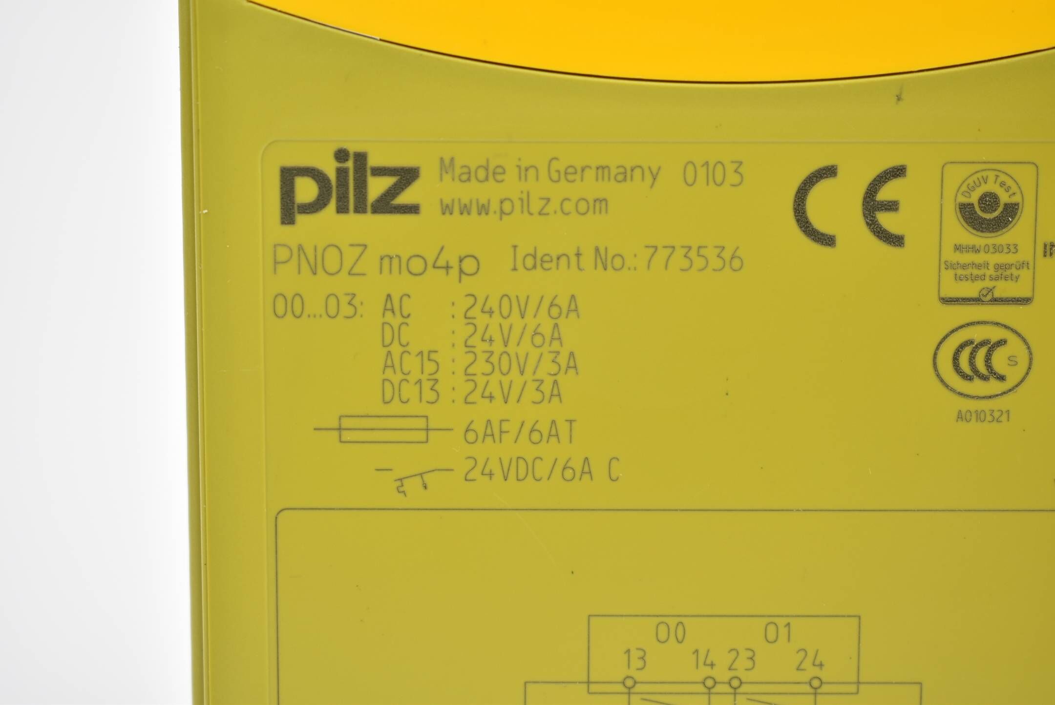 Pilz konfigurierbares Erweiterungsmodul PNOZ mo4p ( 773536 )