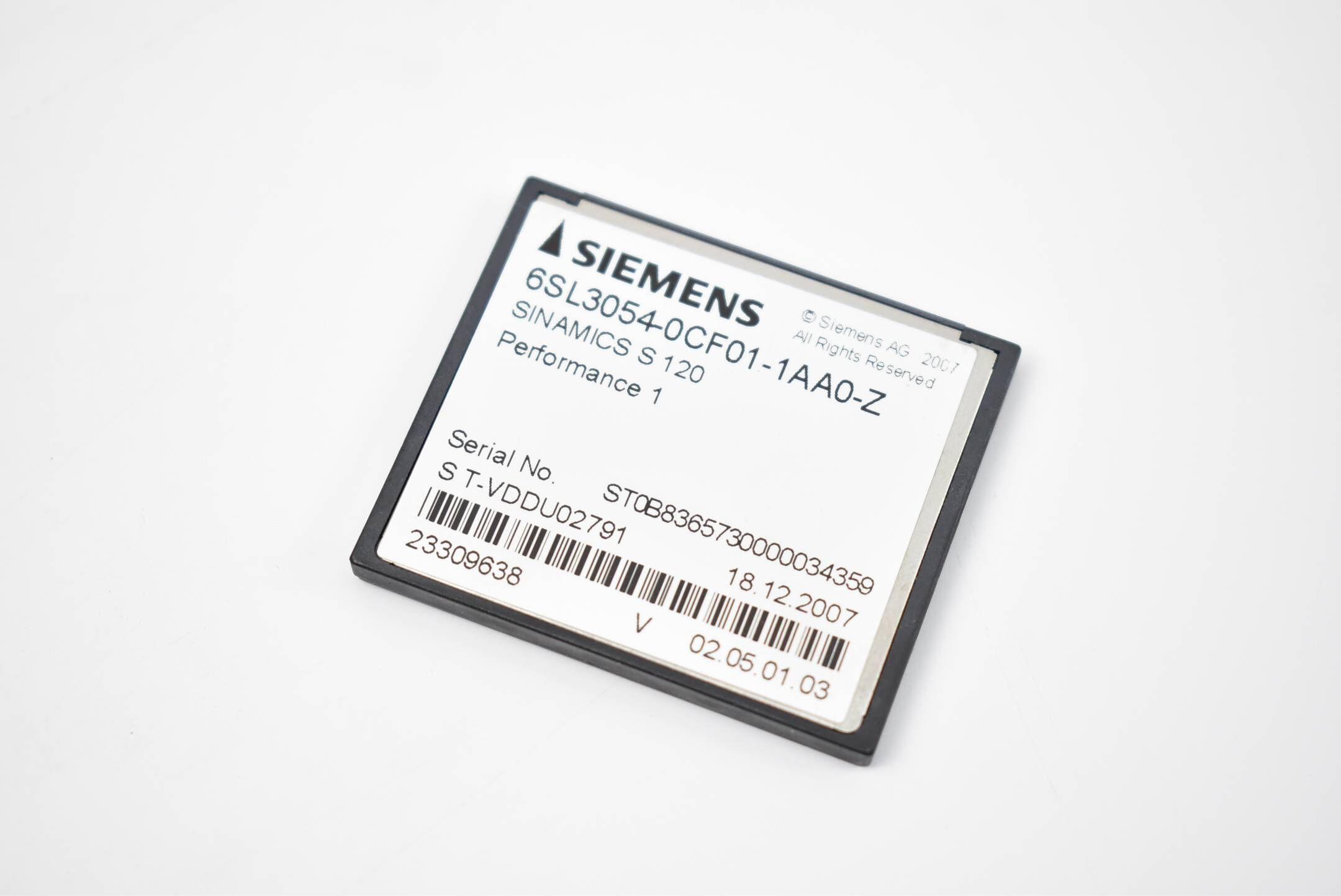 Siemens sinamics S120 CF Card 6SL3 054-0CF01-1AA0-Z ( 6SL3054-0CF01-1AA0-Z )