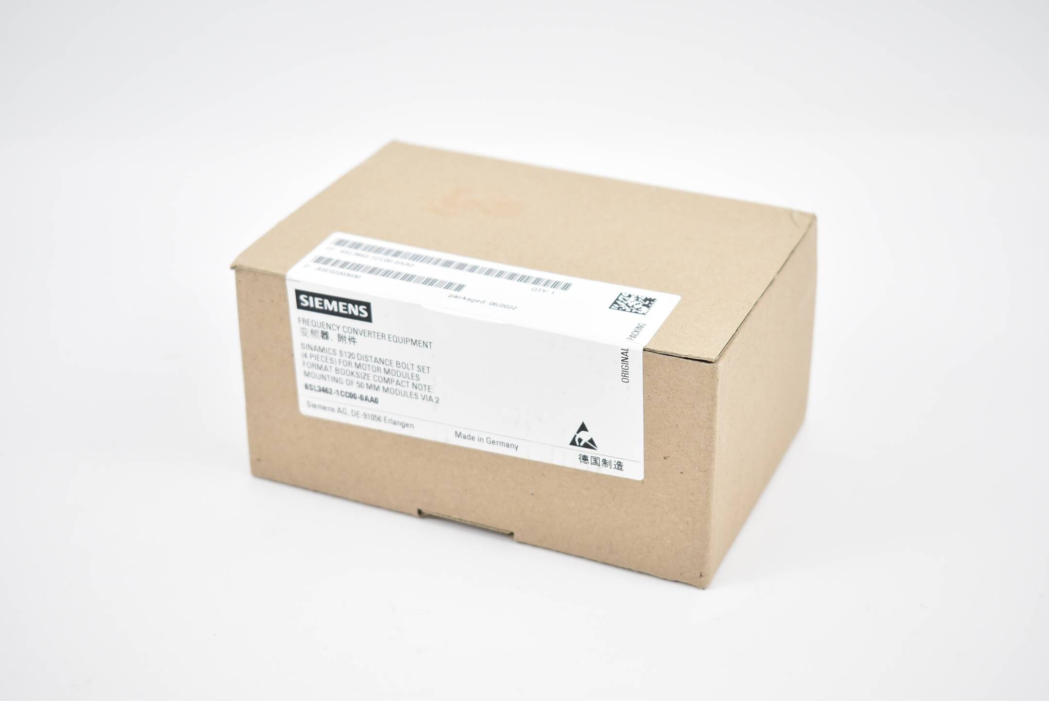 Siemens Sinamics S120 Abstandsbolzen 6SL3462-1CC00-0AA0 ( 6SL3 462-1CC00-0AA0 )