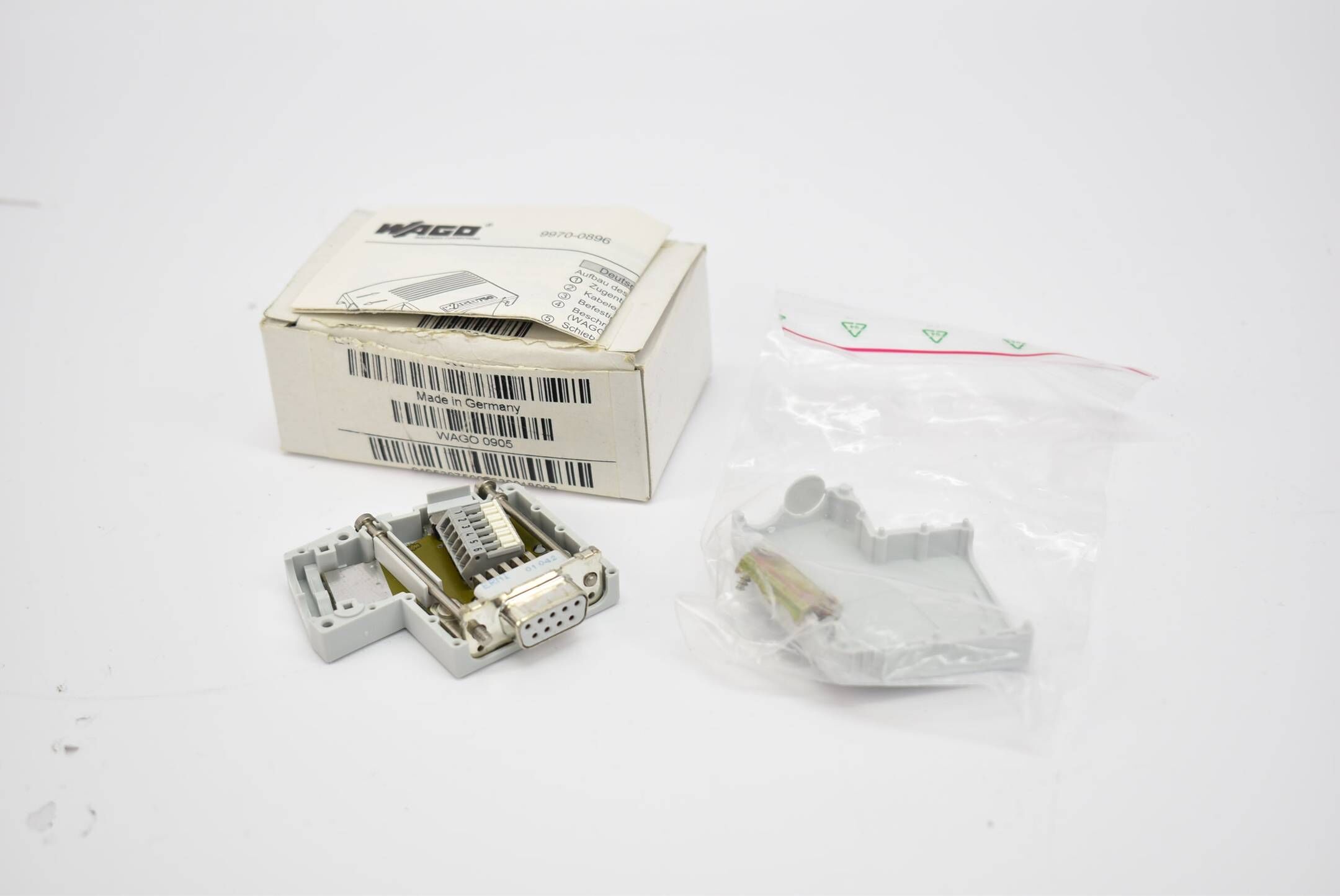 Wago I/O Systeme CANopen-Feldbusstecker mit D-Sub-Buchse 9-polig 750-963