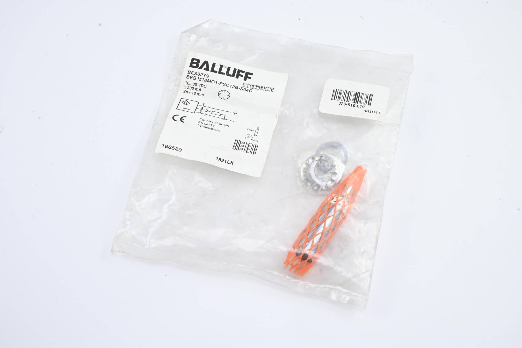 Balluff induktiver Näherungsschalter BES02Y9 ( BES M18MG1-PSC12B-S04G )