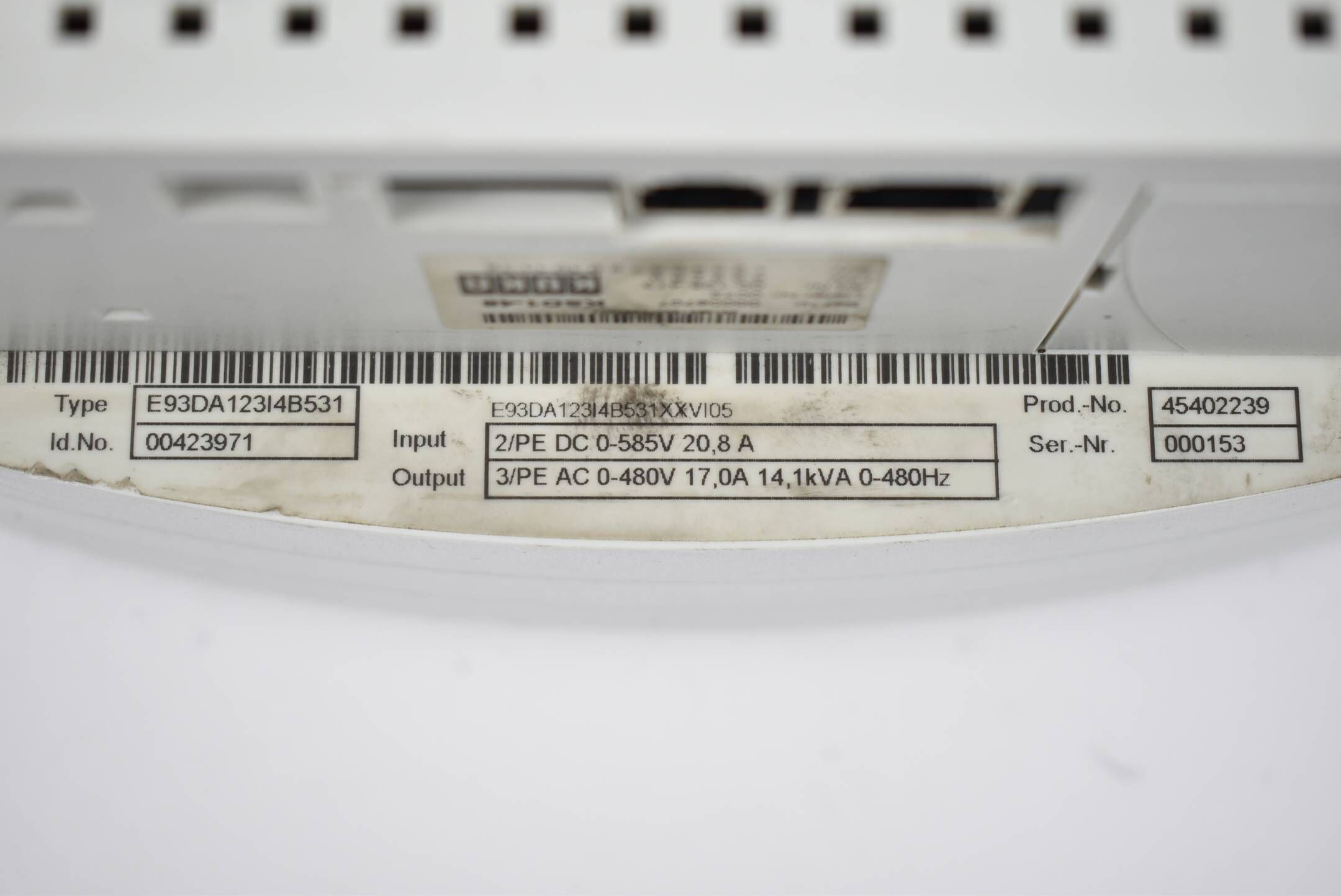 KUKA Lenze Servo Drive KSD1-48 E93DA123I4B531 ( 00423971 ) E93DA123I4B531XXVI05