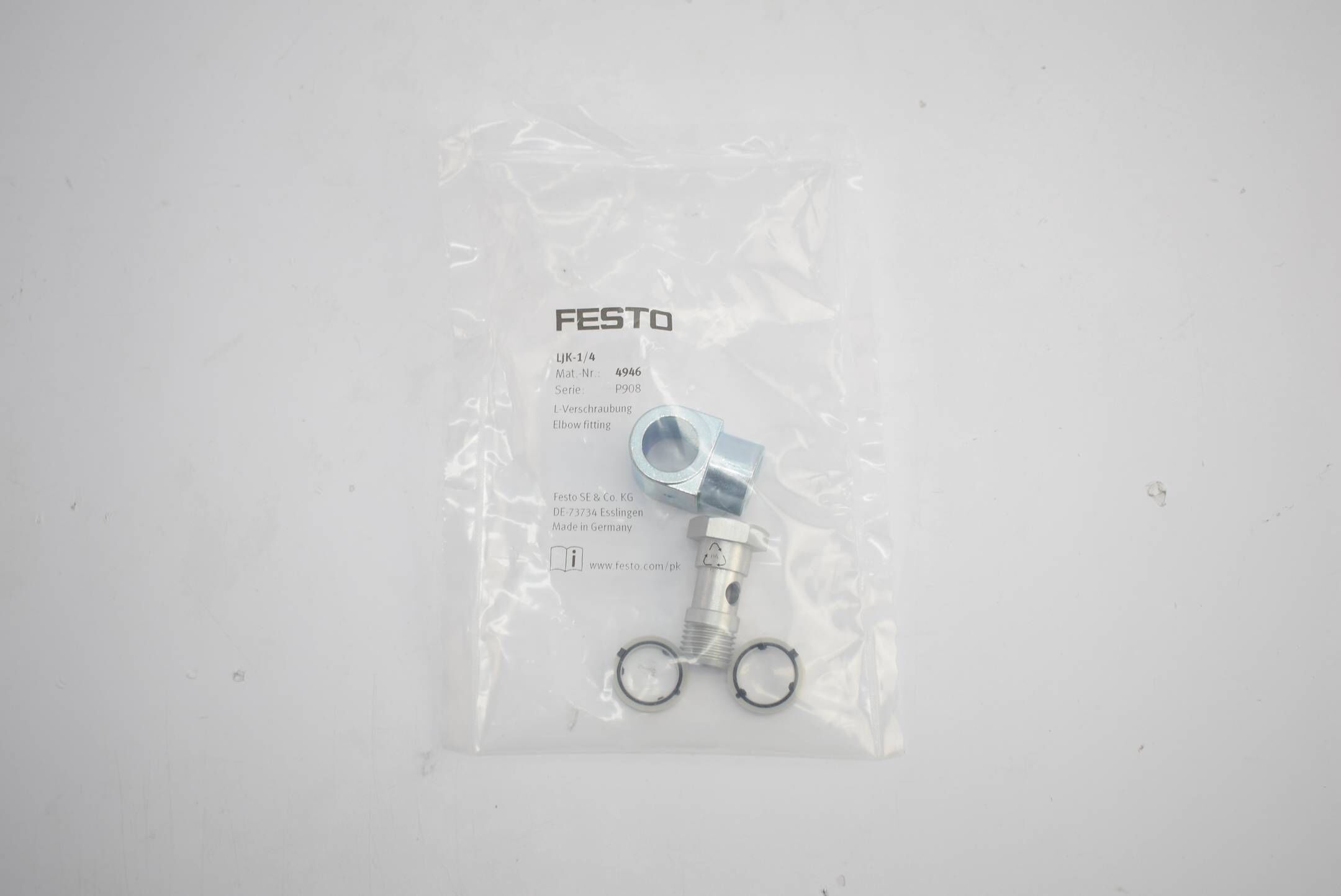 Festo L-Verschraubung LJK-1/4 4946 ( P908 )