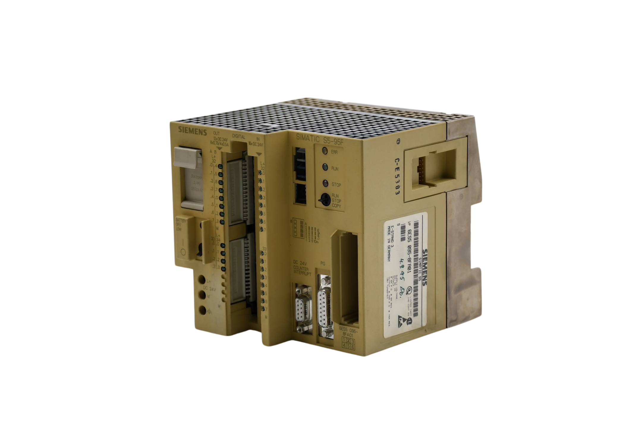 Siemens simatic S5 Single S5-95F 6ES5 095-8FA01 ( 6ES5095-8FA01 ) E3