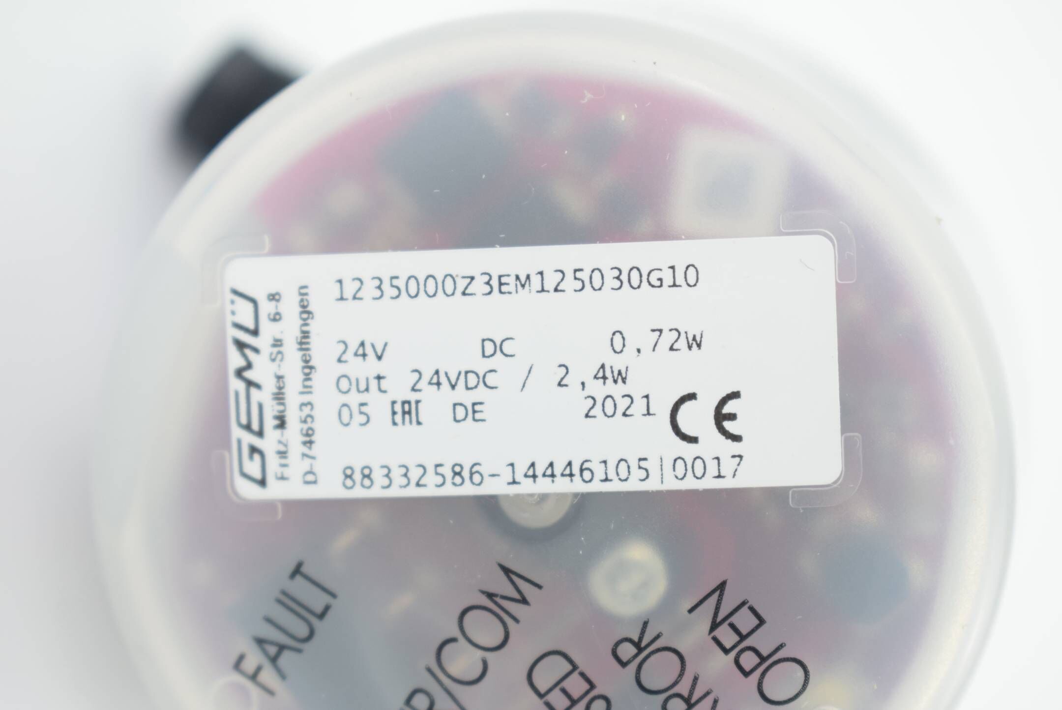 Gemü elektrischer Stellungsrückmelder 88332586 ( 075 / 4090377251 )