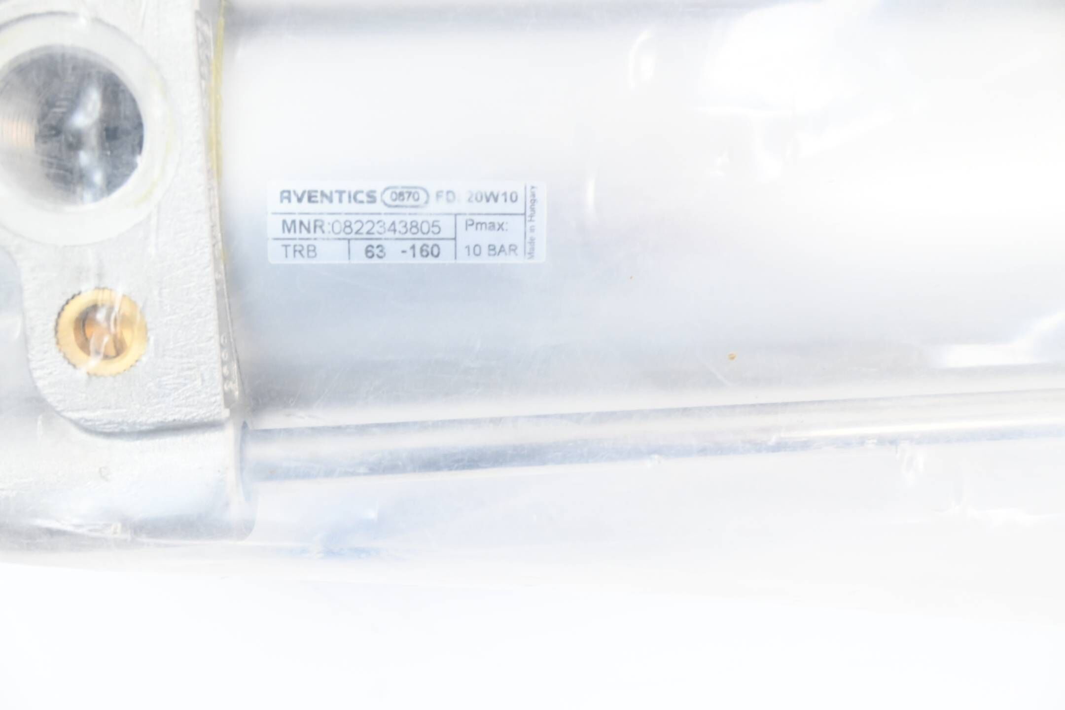 Rexroth Aventics Zugstangenzylinder 0822343805 ( 0 822 343 805 ) Ø 63 H: 160