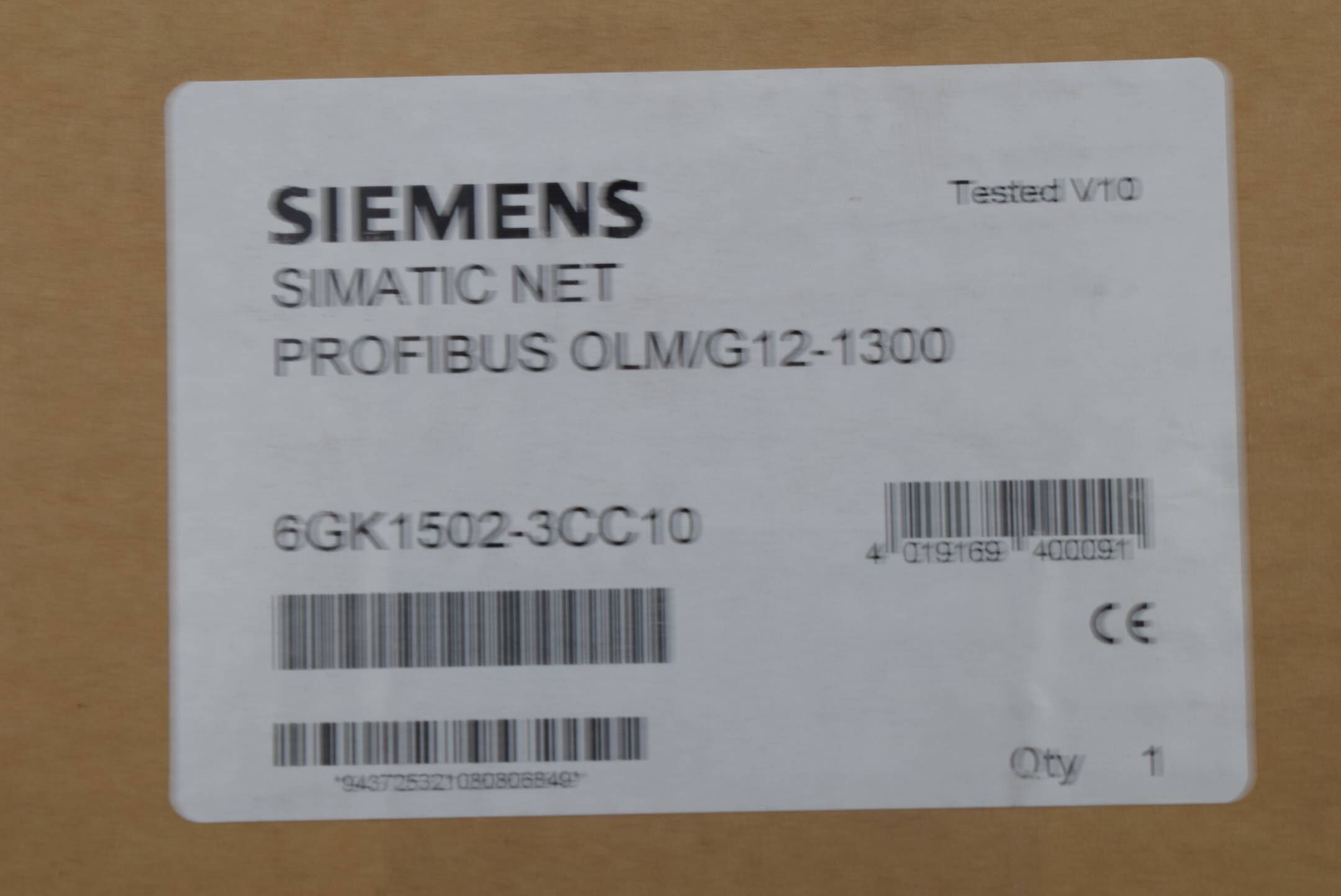 Siemens Simatic Net Profibus OLM/G12-1300 6GK1502-3CC10 ( 6GK1 502-3CC10 ) V10